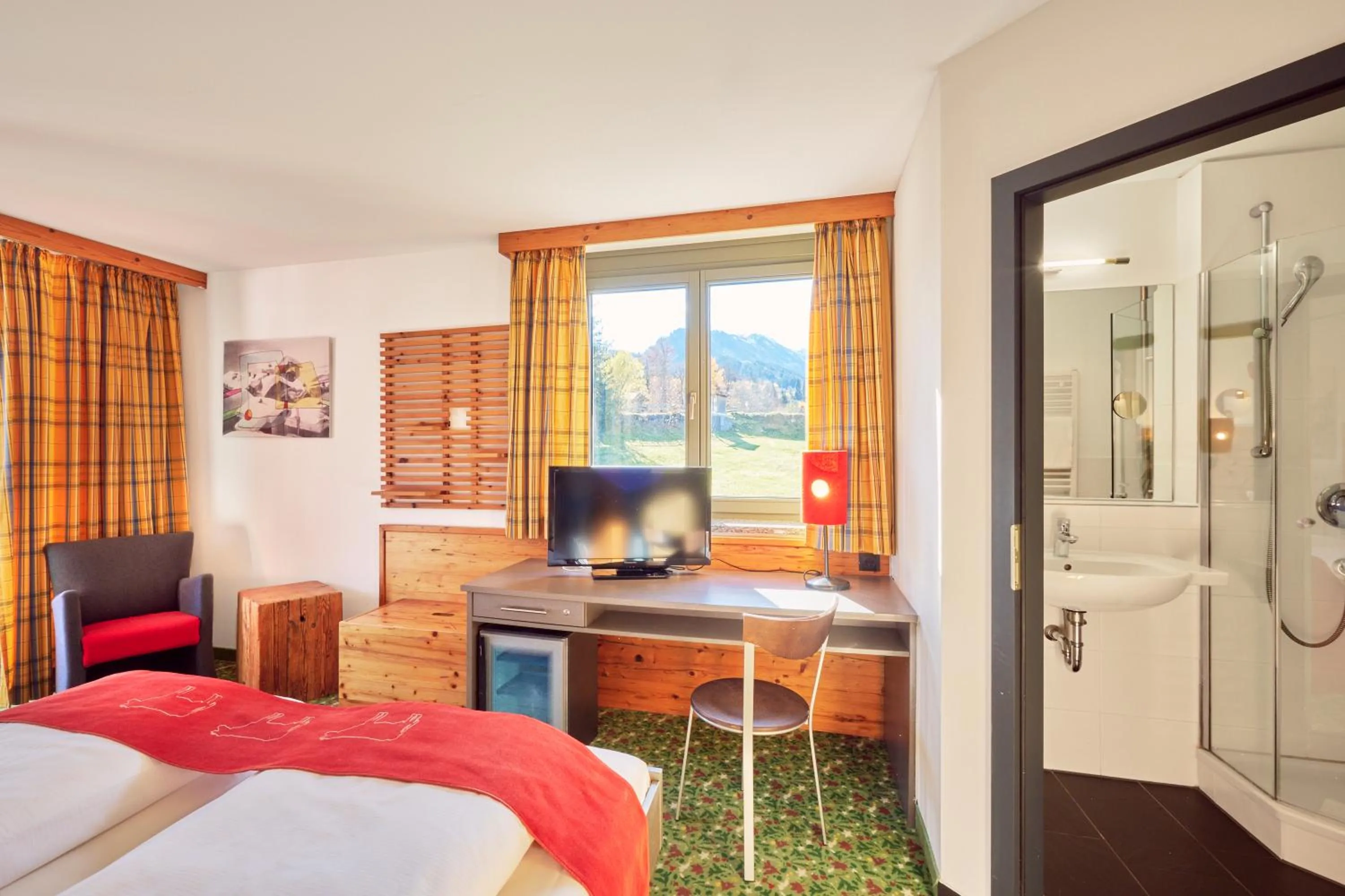 Photo of the whole room, Bed in Hotel Oberstdorf