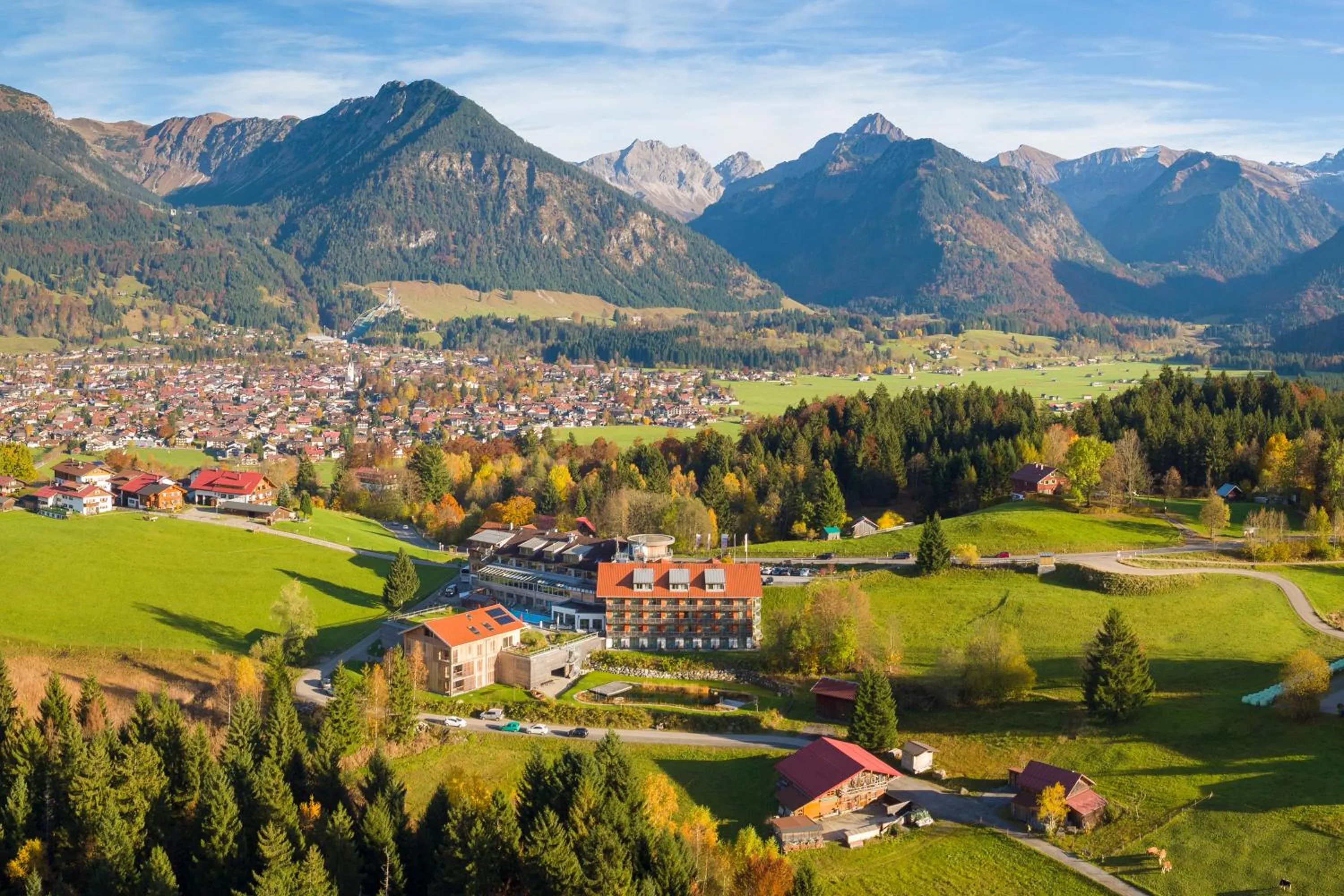 Bird's eye view in Hotel Oberstdorf