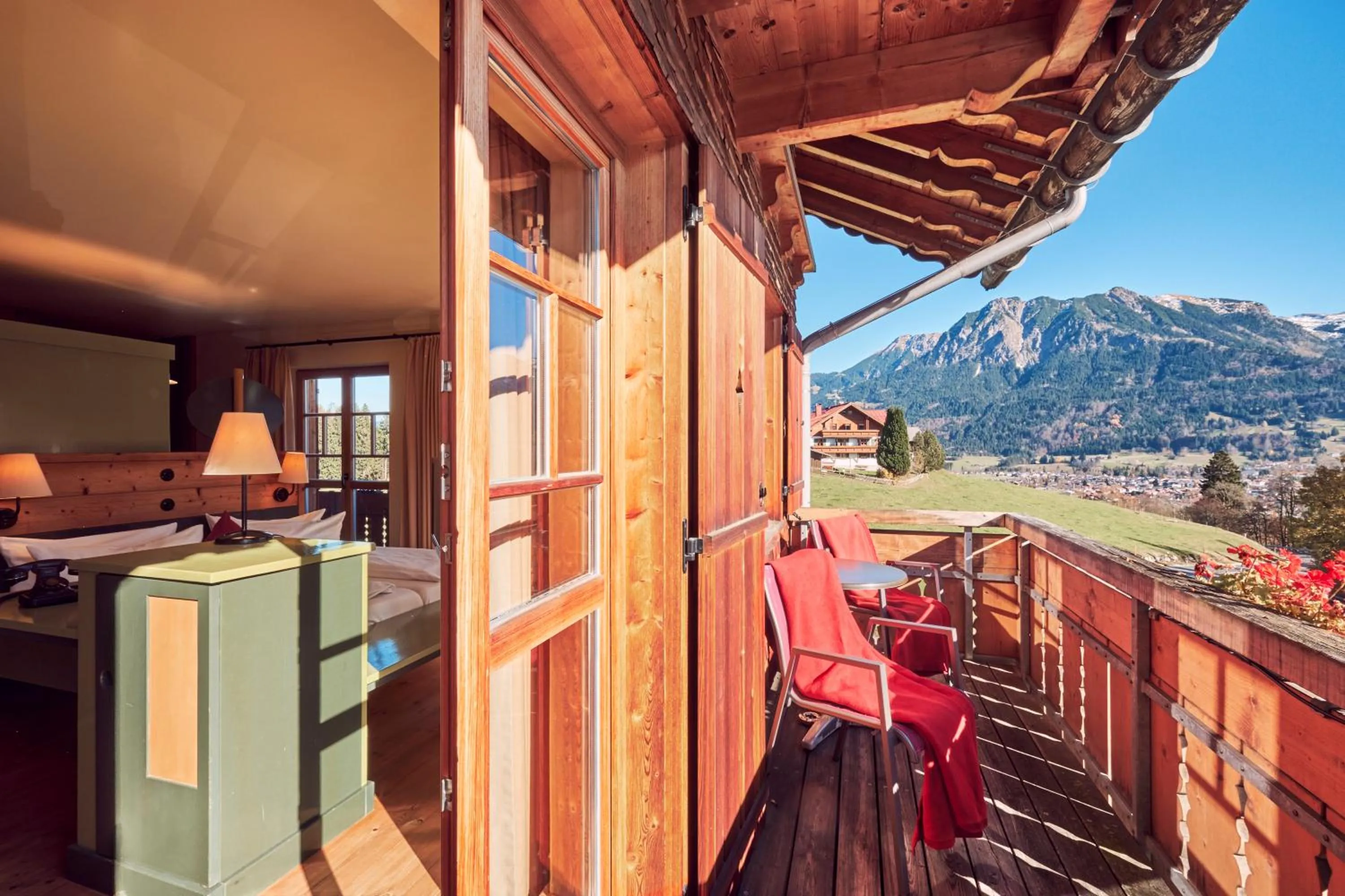 Balcony/Terrace in Hotel Oberstdorf