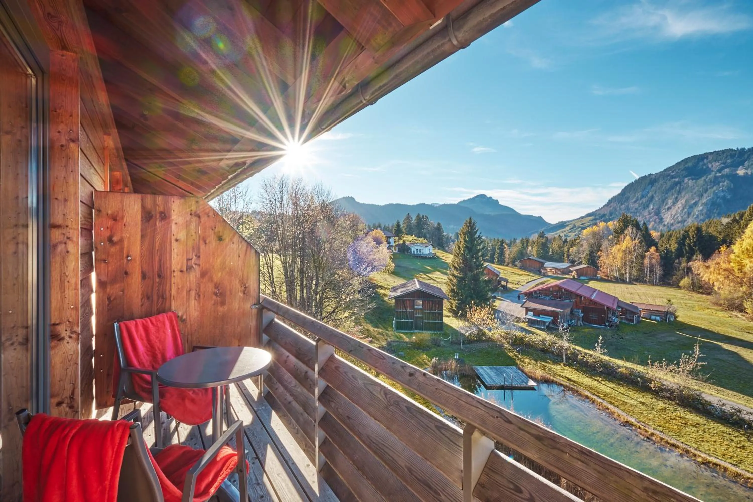 Balcony/Terrace in Hotel Oberstdorf