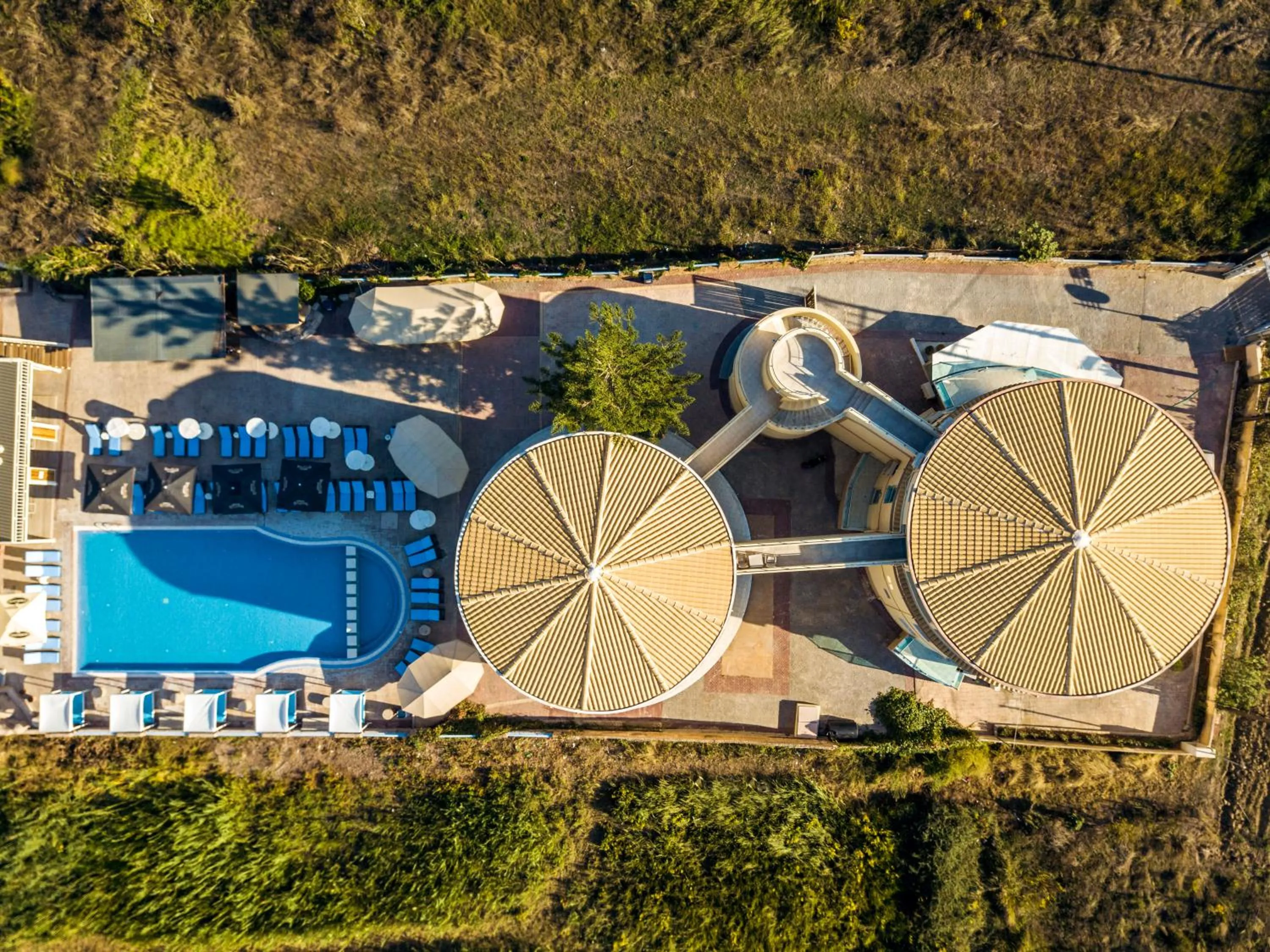 Bird's eye view in Island Kavos