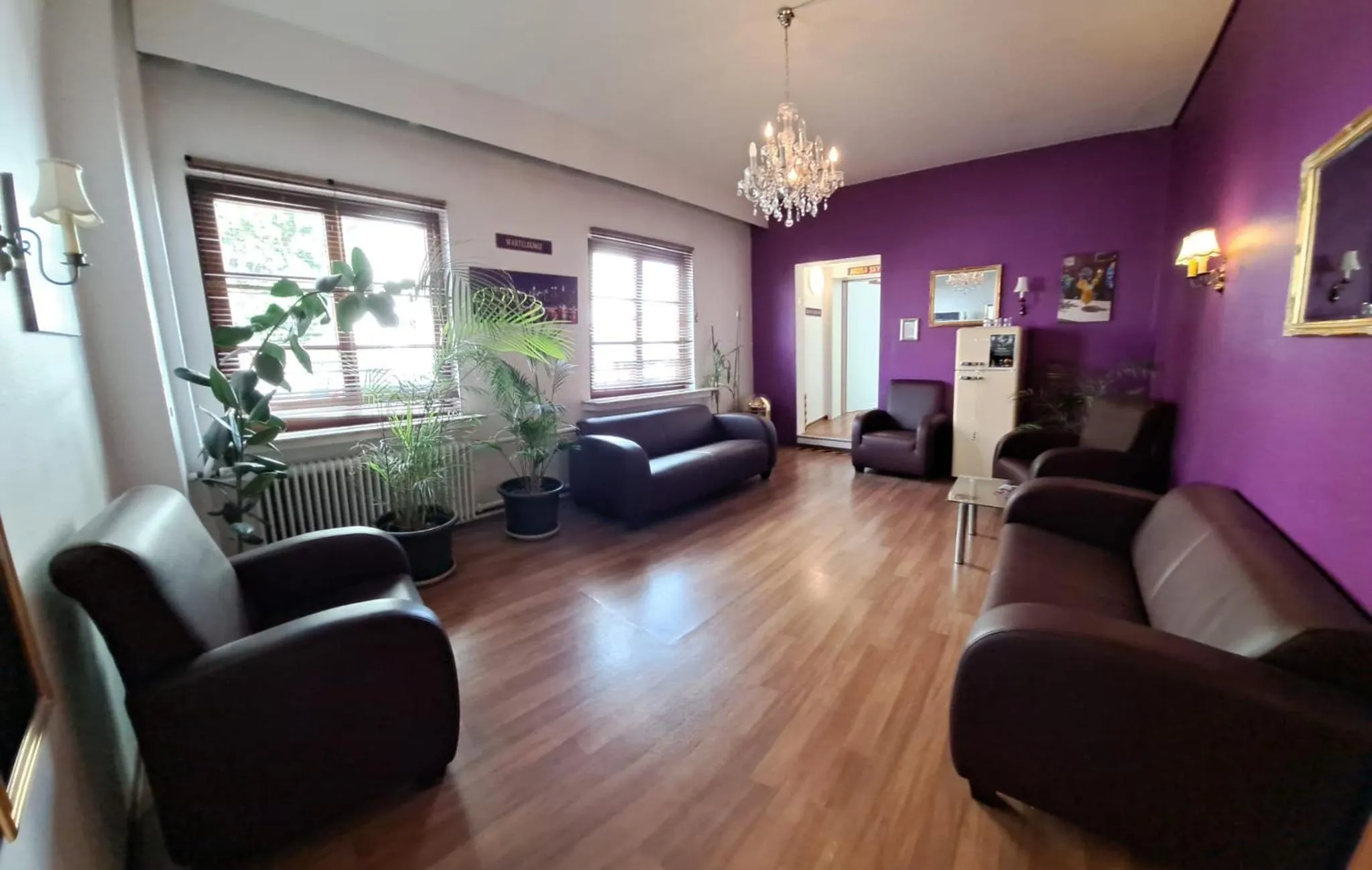 Seating area in Hotel Columbus und Glamping