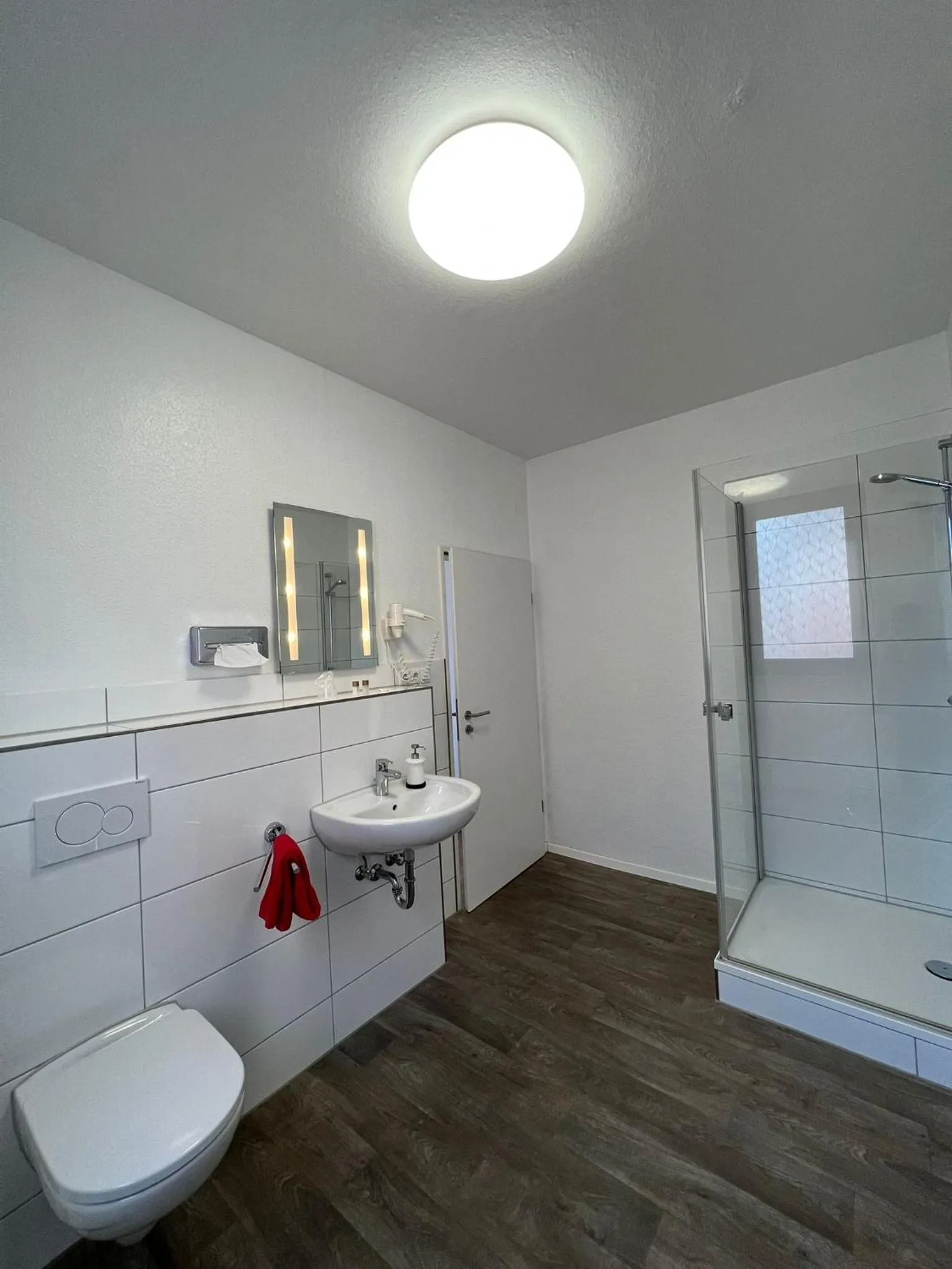 Bathroom in Hotel Columbus und Glamping