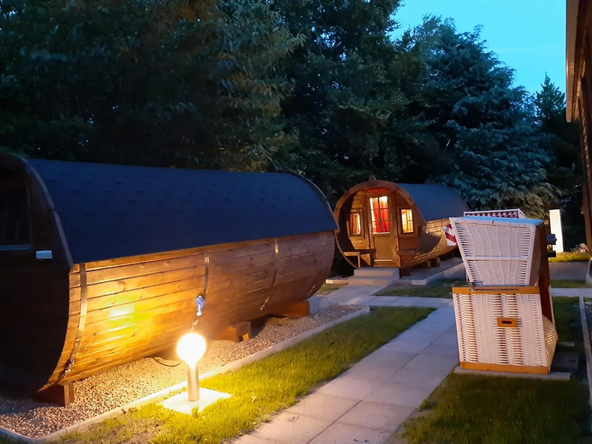 Garden in Hotel Columbus und Glamping