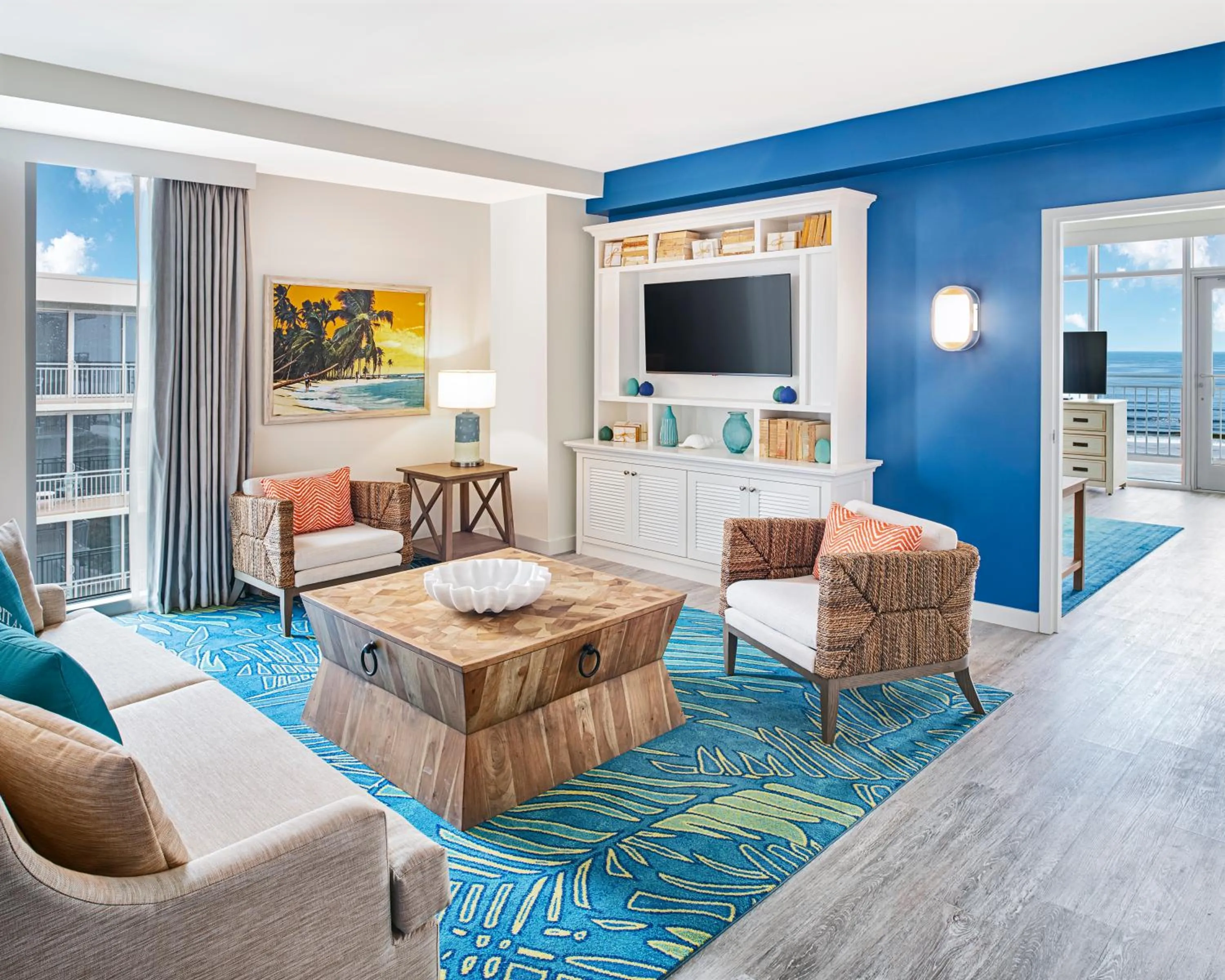 Living room in Margaritaville Jacksonville Beach