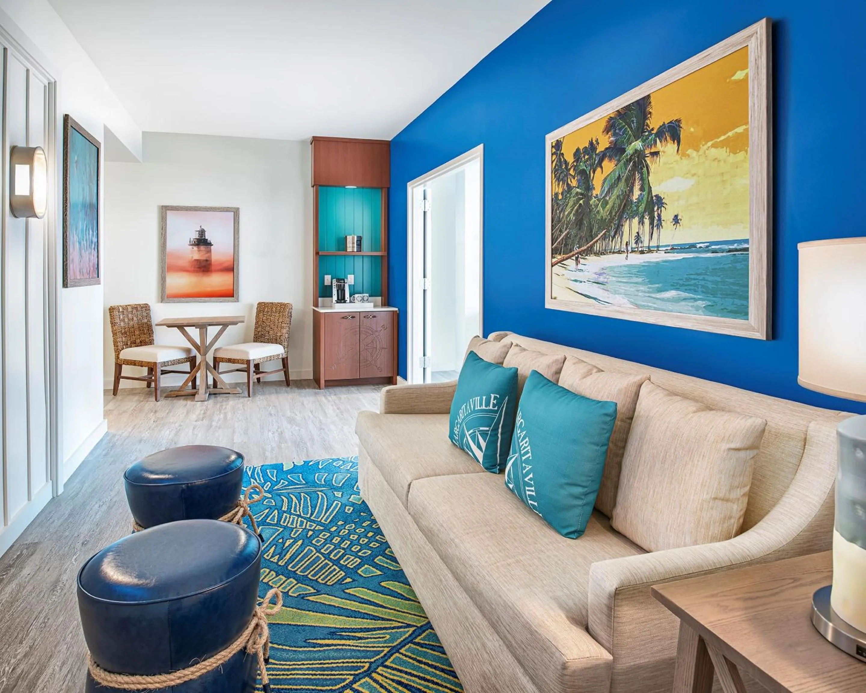 Living room in Margaritaville Jacksonville Beach