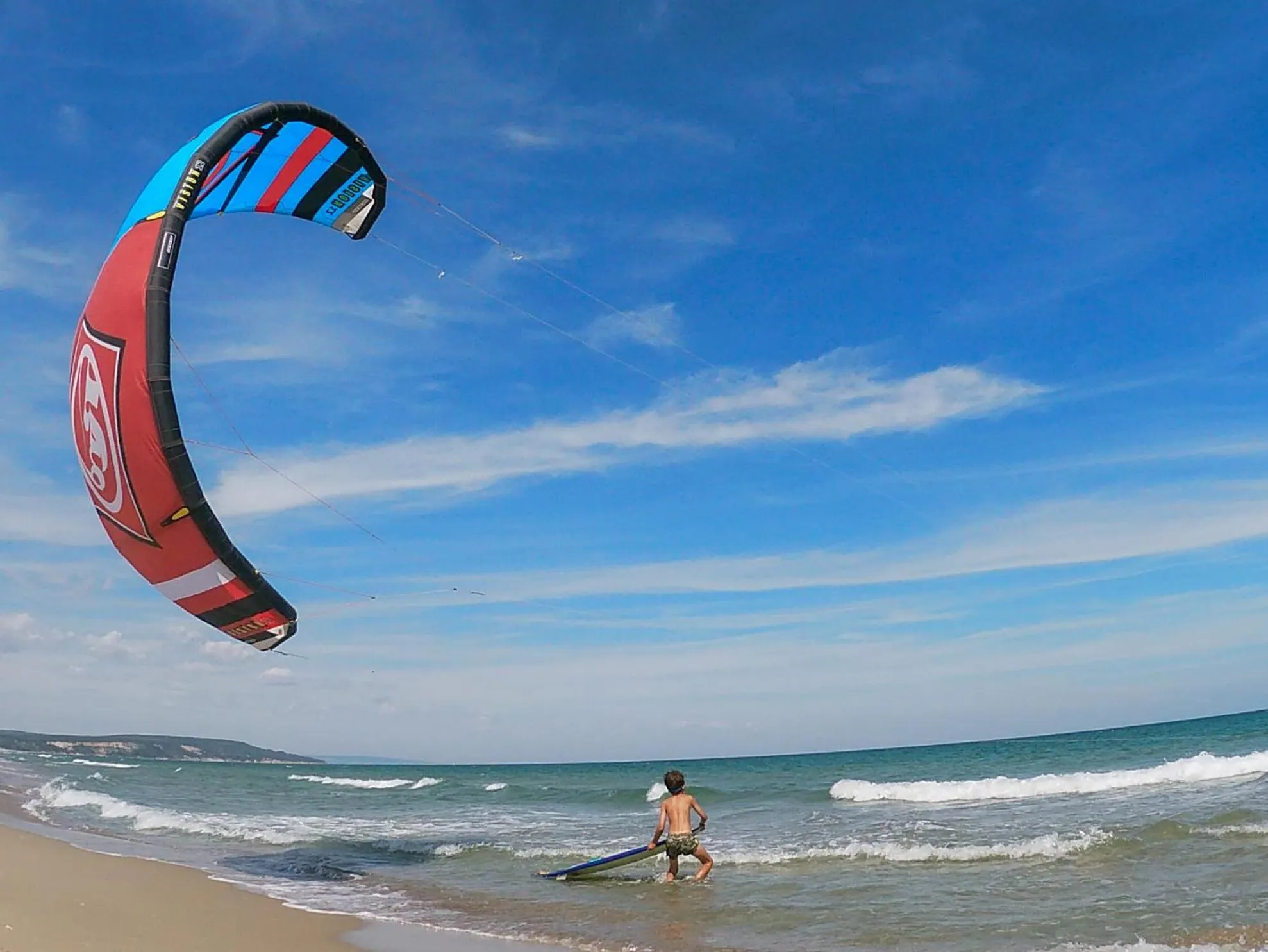 Beach in Weißer Schwan Белият лебед