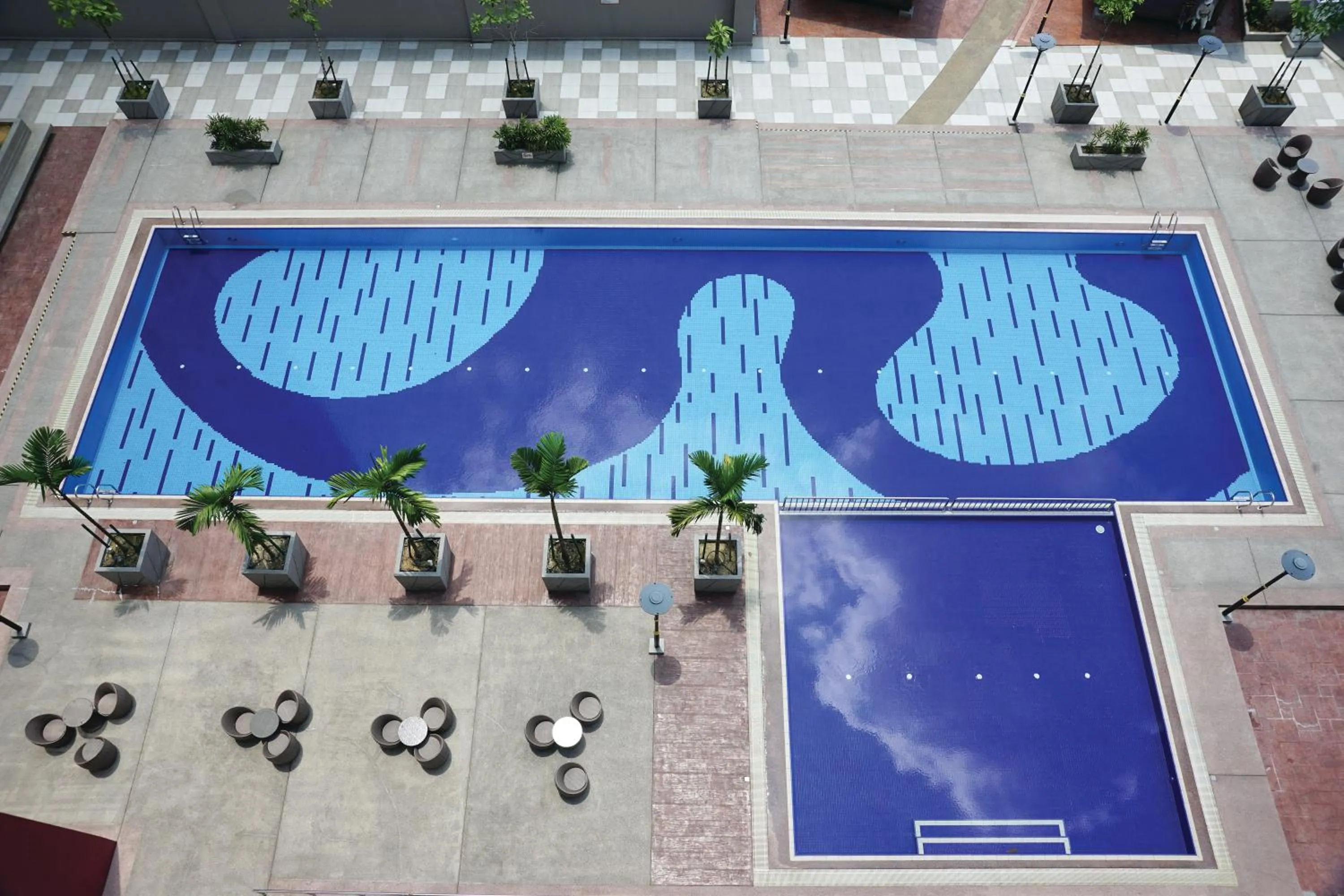 Swimming pool in UTM Hotel & Residence