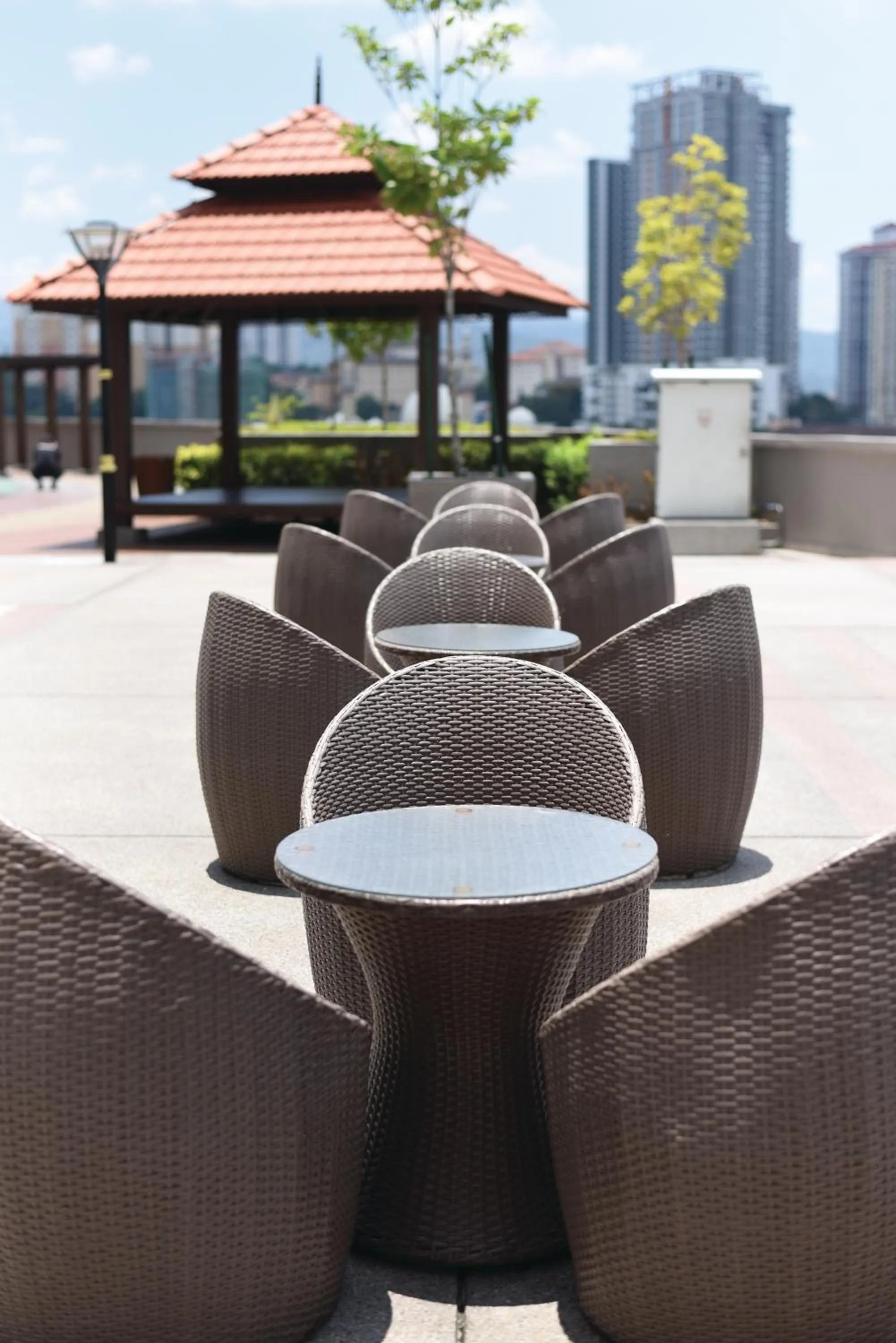 Swimming pool in UTM Hotel & Residence