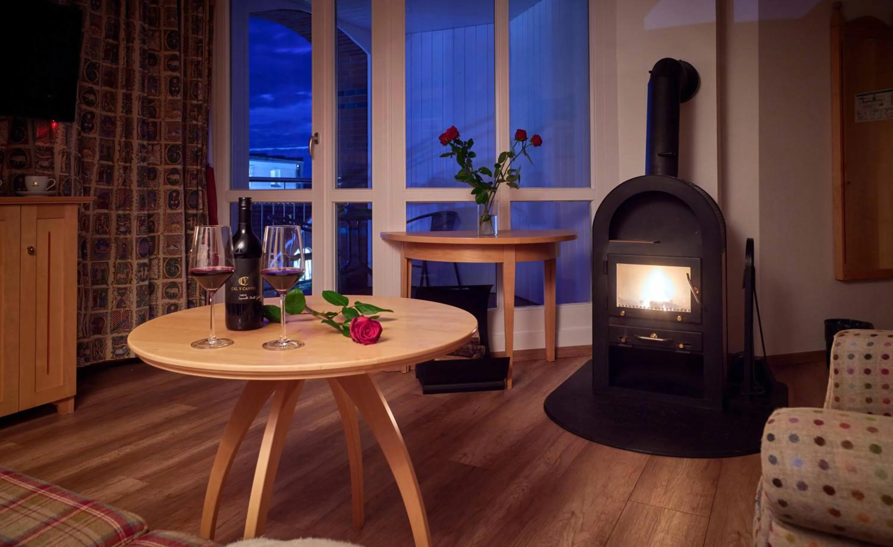 fireplace in Inselhotel VierJahreszeiten