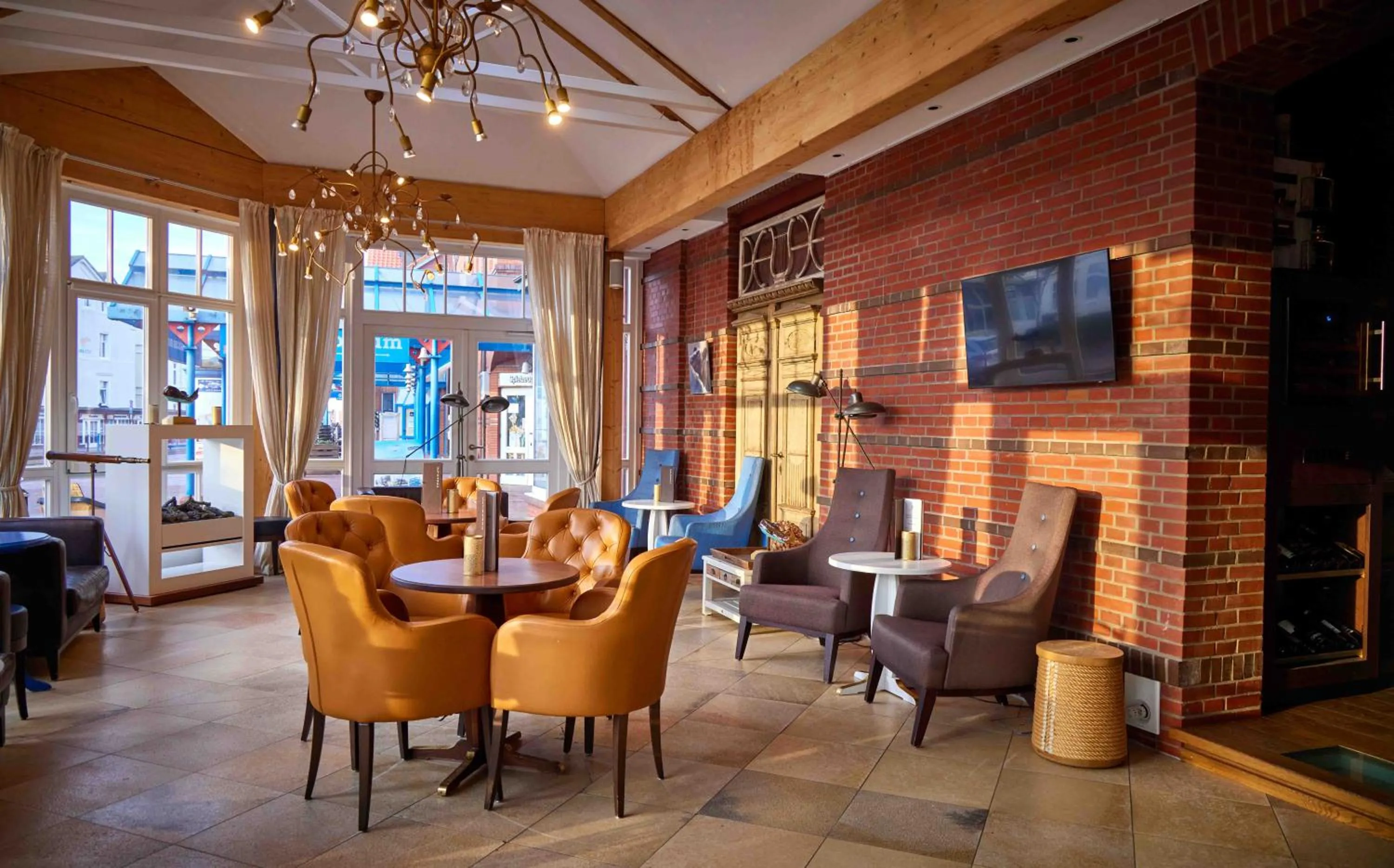 Lounge or bar in Inselhotel VierJahreszeiten