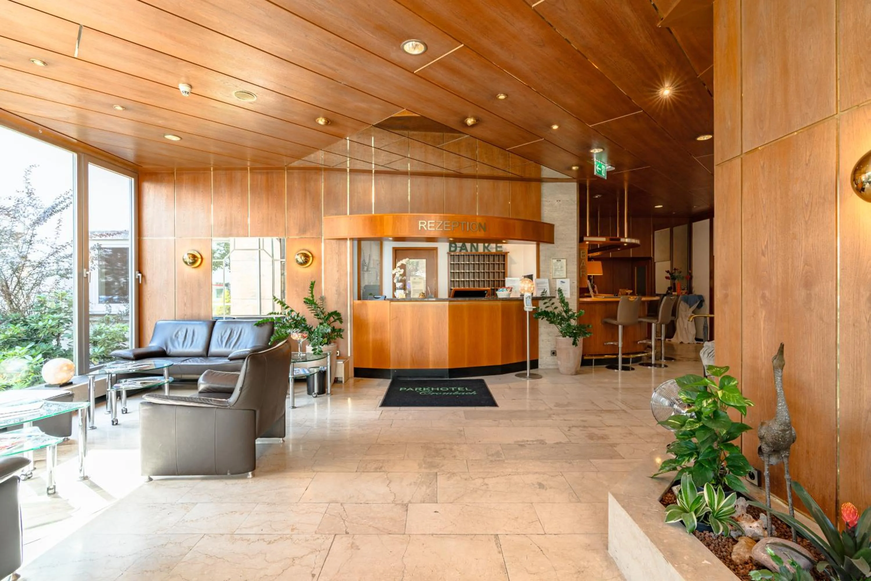 Lobby or reception in Parkhotel Crombach