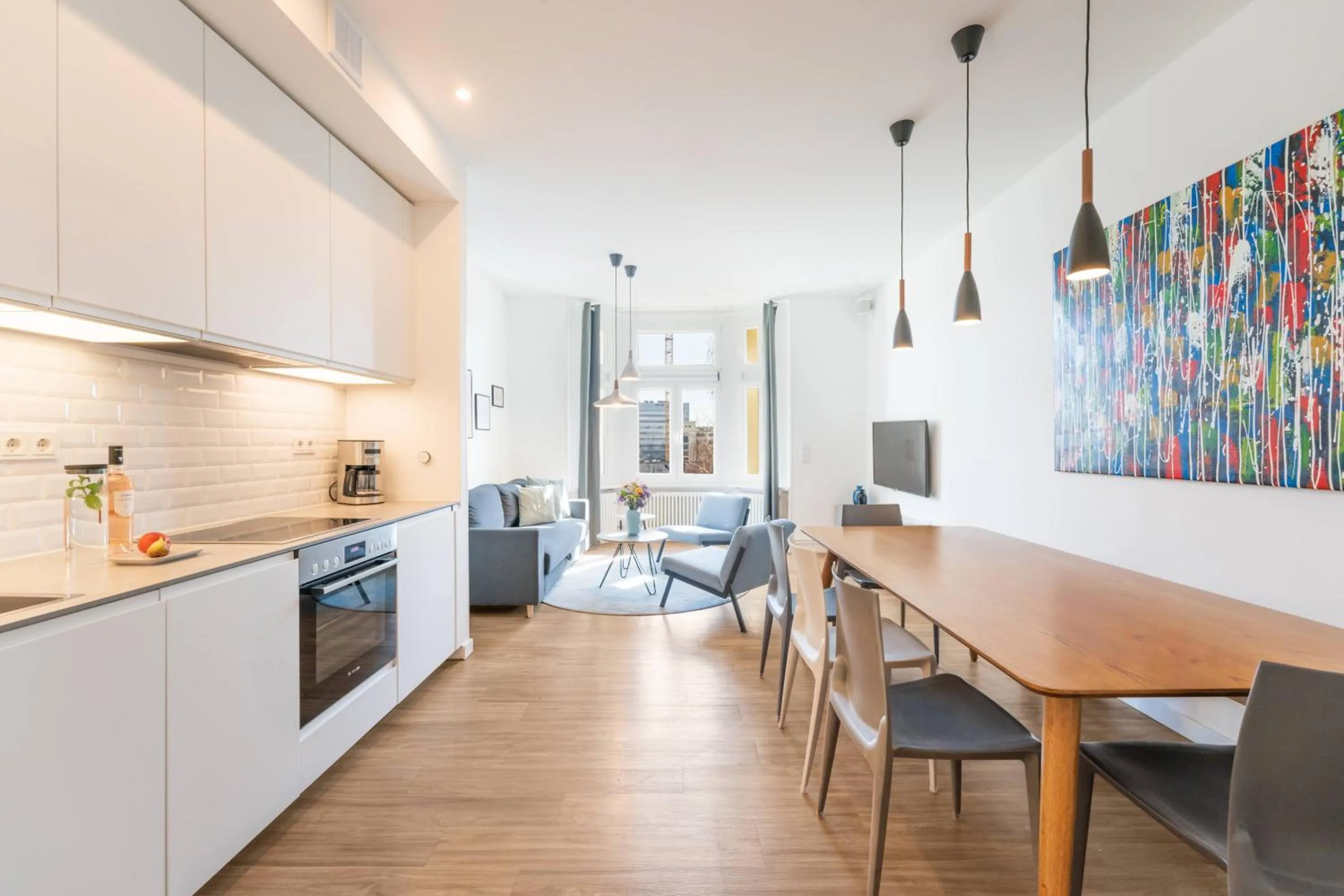 Living room in BENSIMON apartments Mitte/Wedding