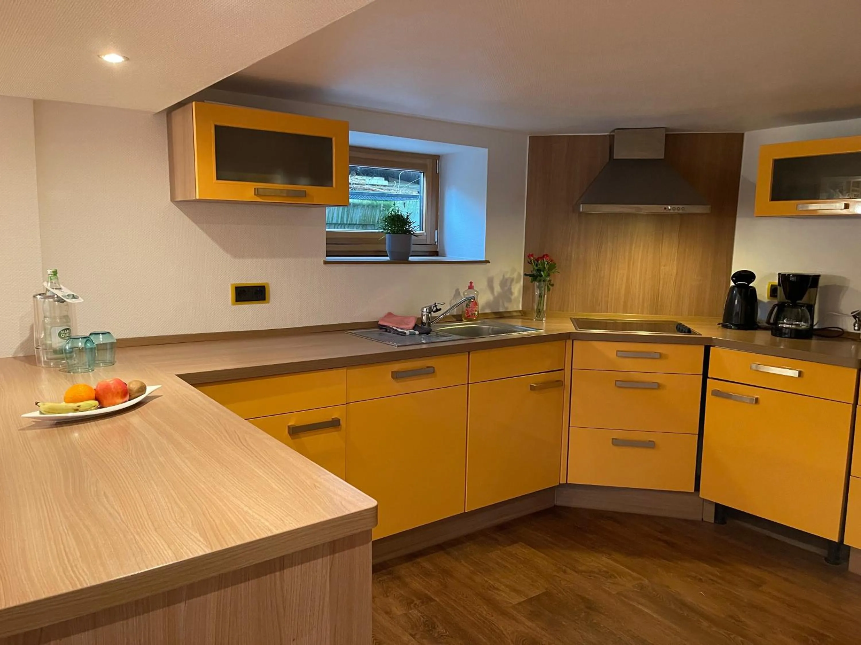 Kitchen or kitchenette in Vitalhotel Schulenberg