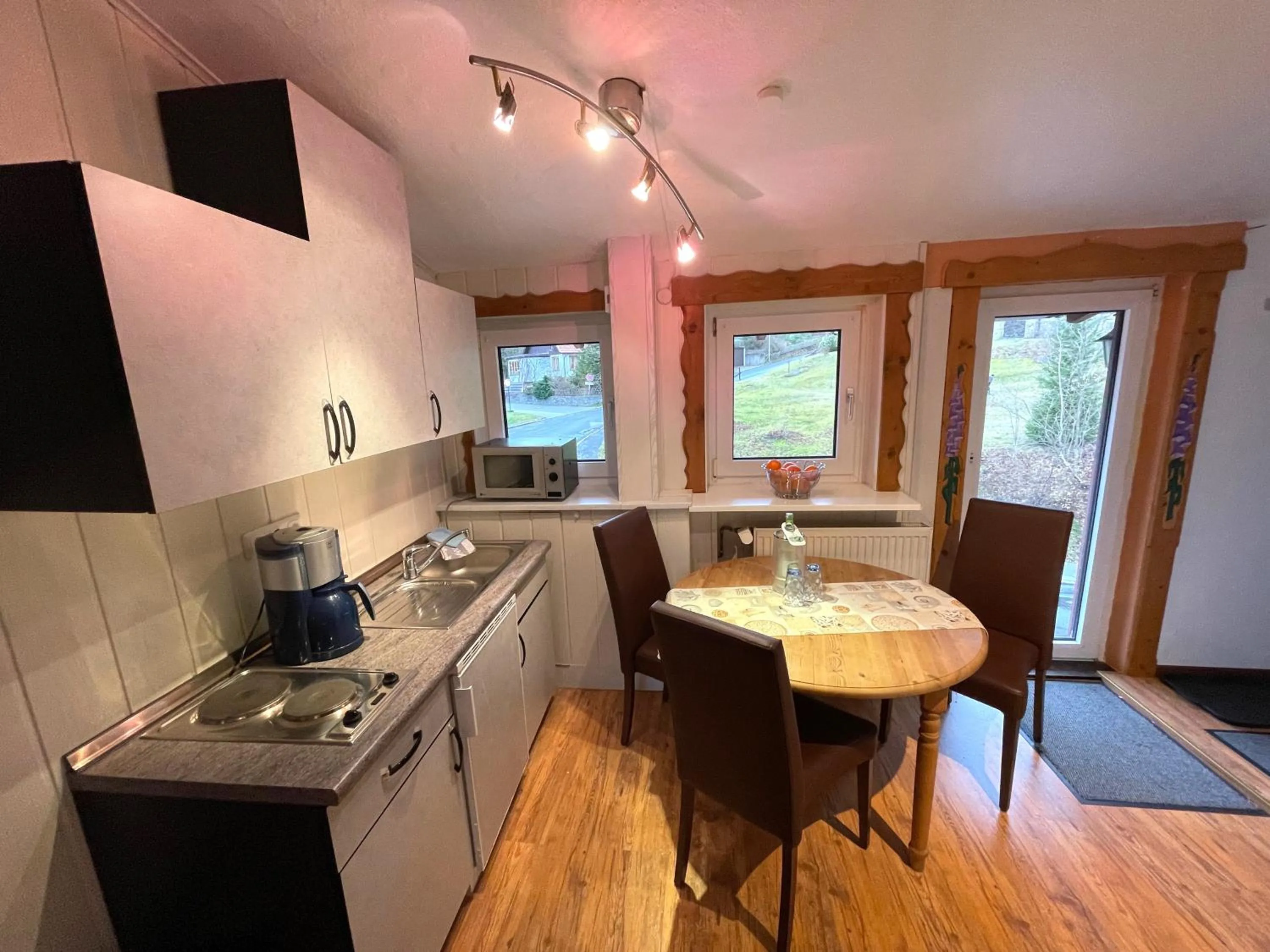 Kitchen or kitchenette in Vitalhotel Schulenberg