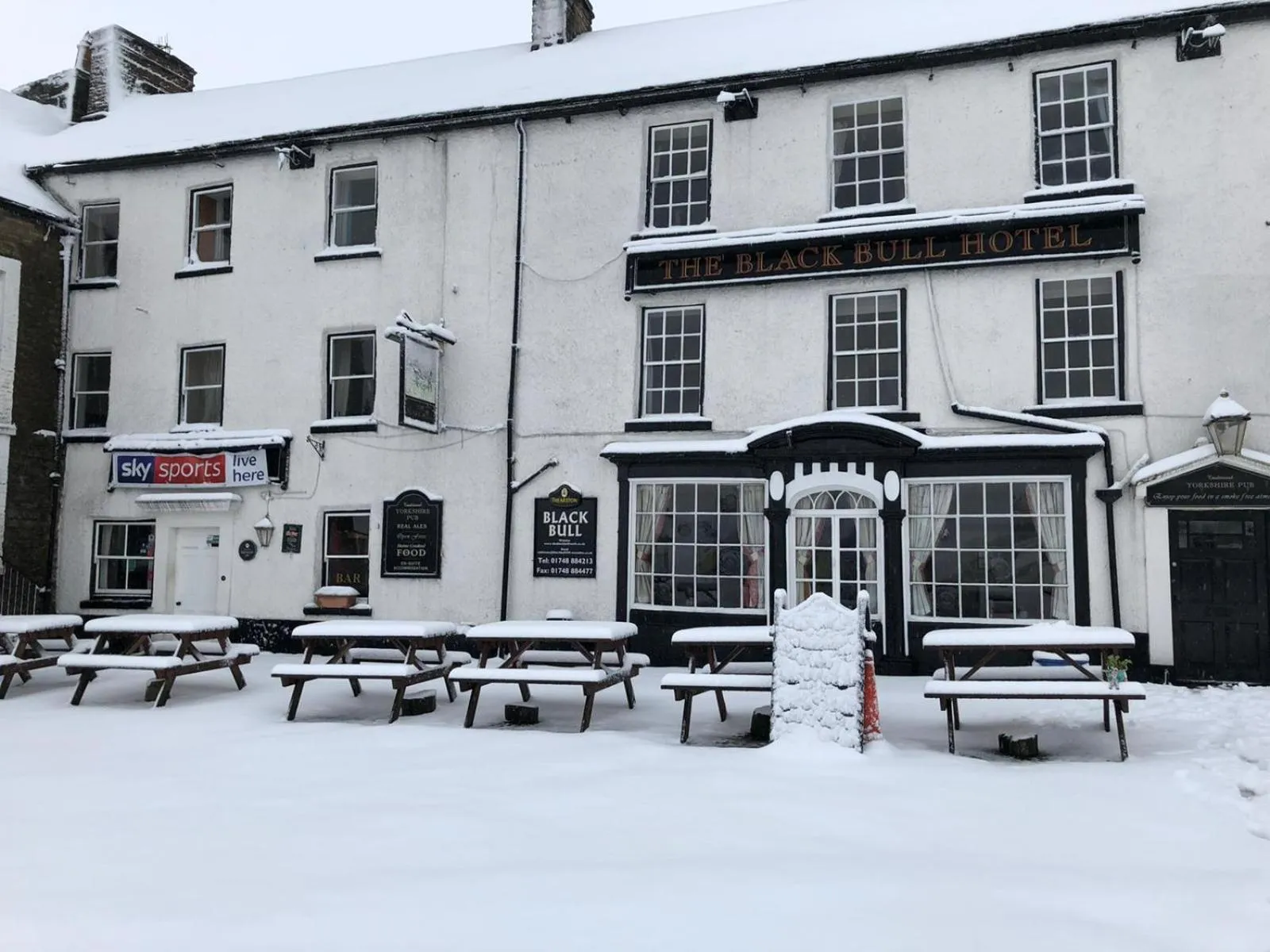 Property building in Black Bull Hotel