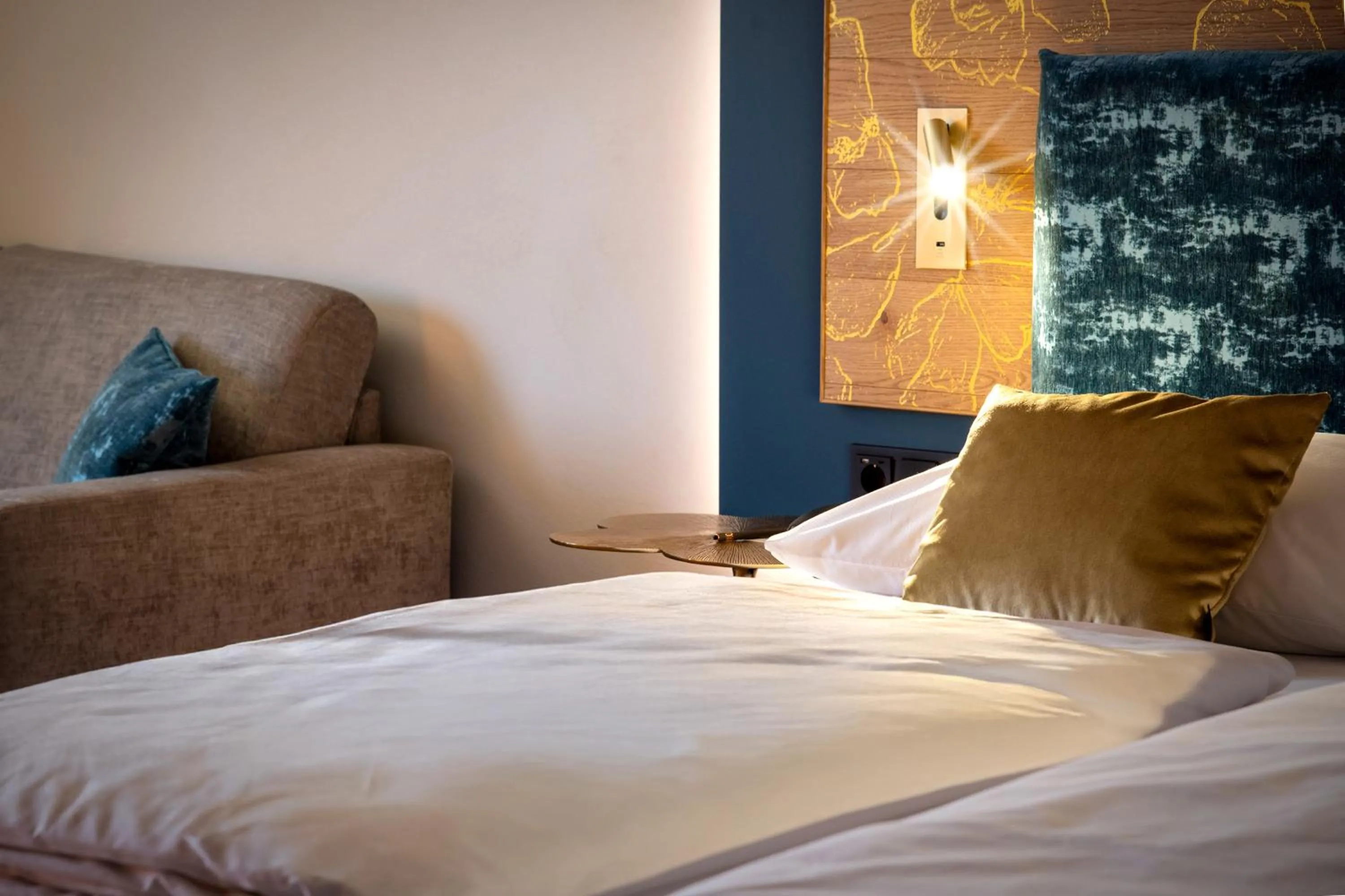 Bed in Ringhotel Reubel