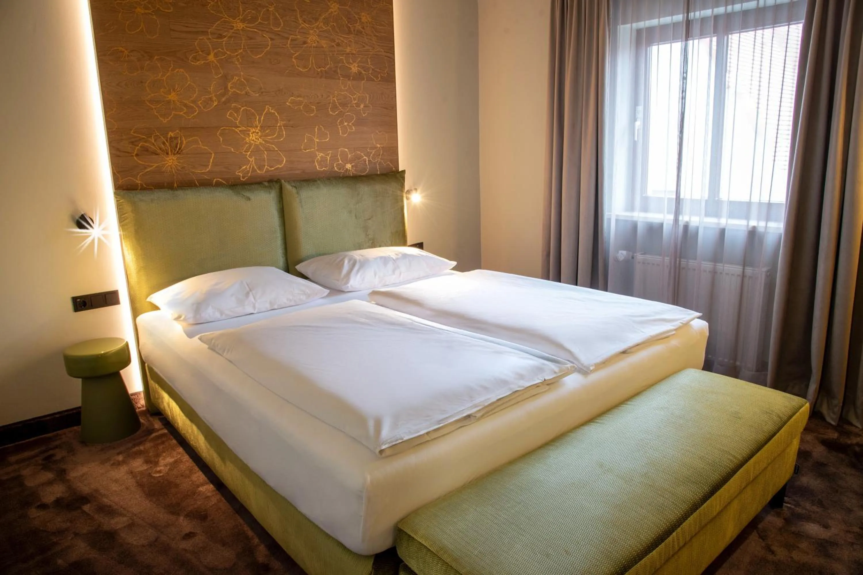 Bed in Ringhotel Reubel