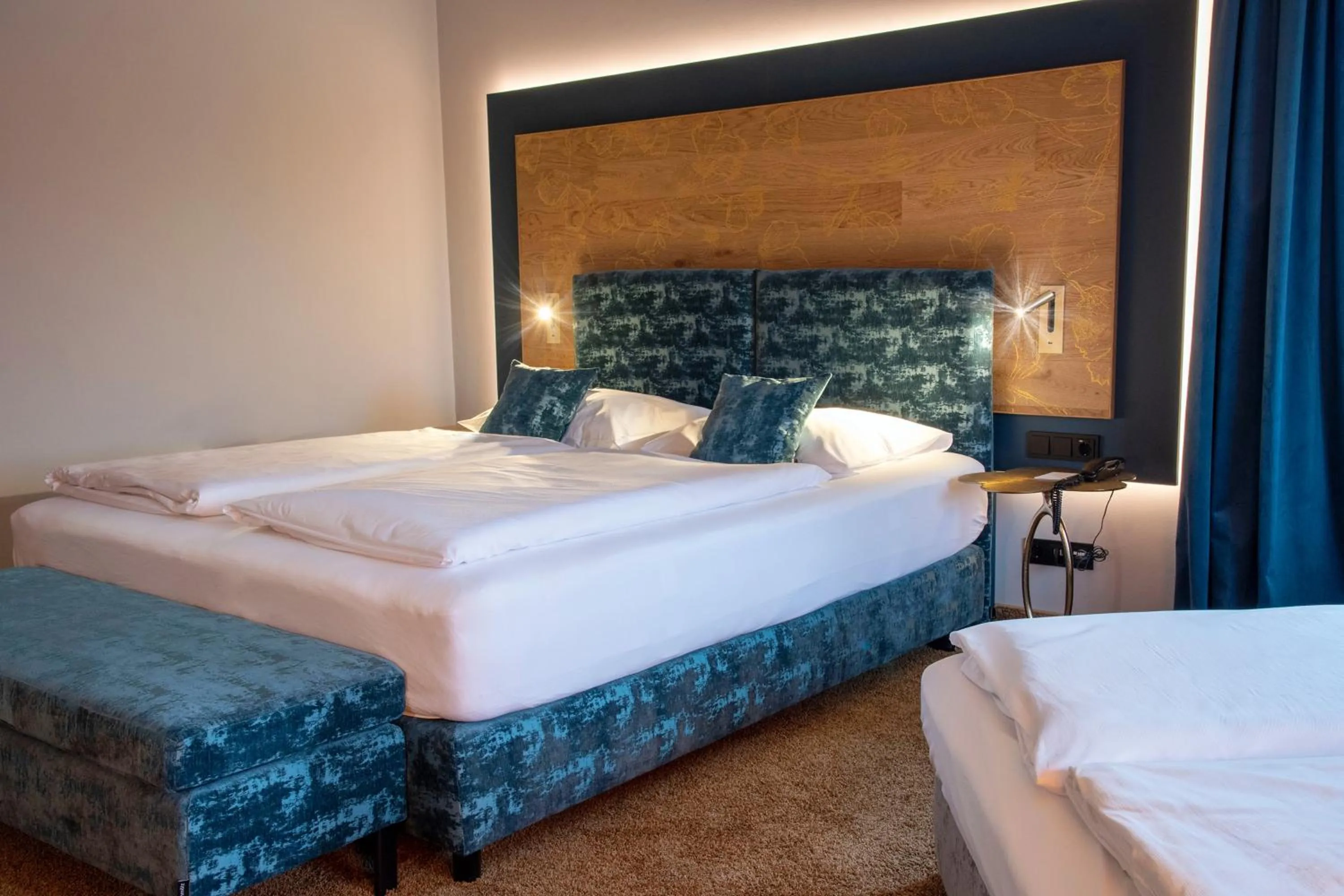 Bed in Ringhotel Reubel