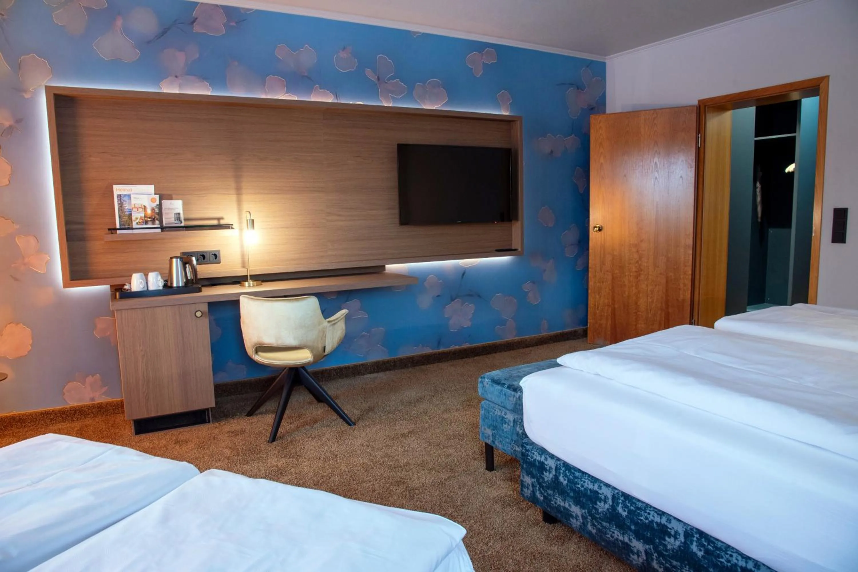 TV and multimedia, Bed in Ringhotel Reubel