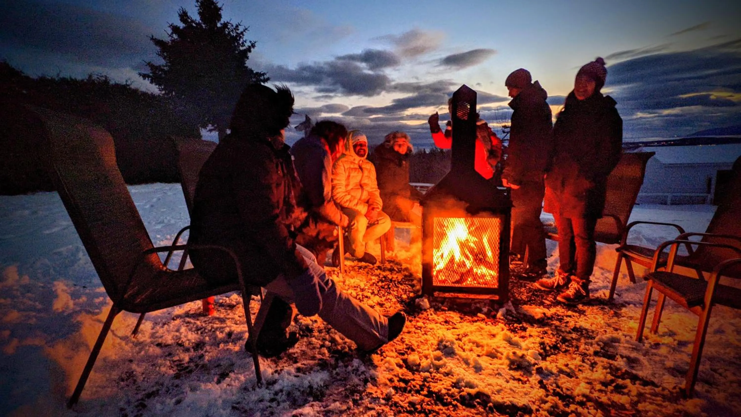 People in Auberge de nos Aieux