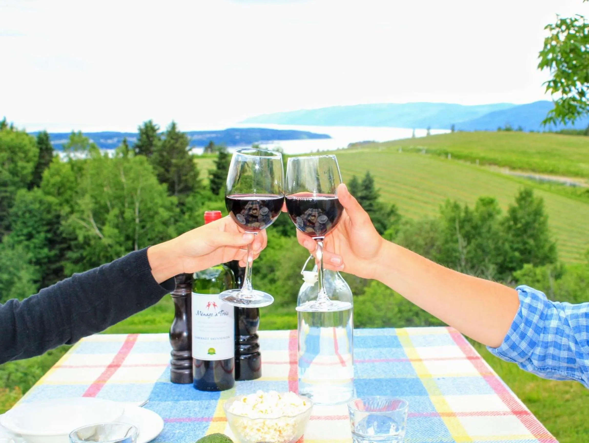 View (from property/room) in Auberge de nos Aieux