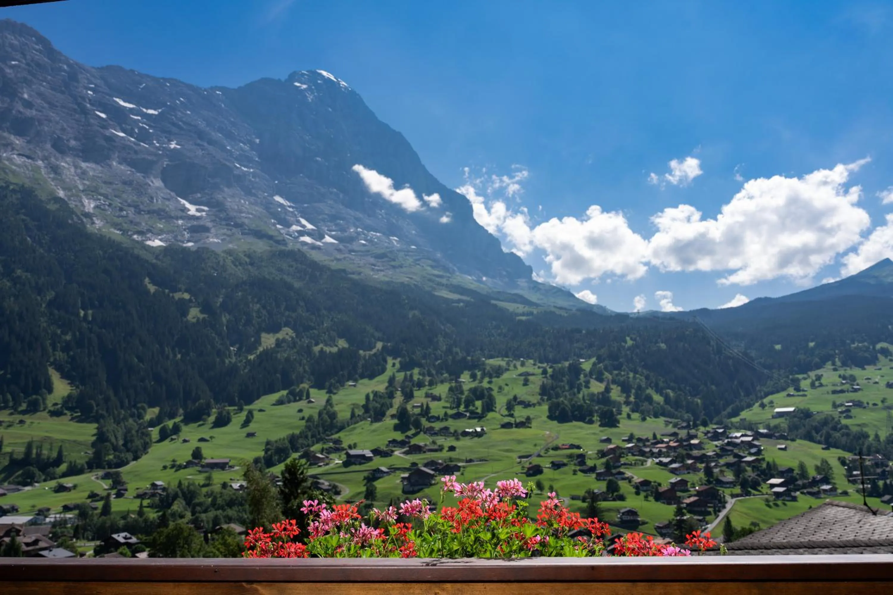 Mountain view in Jungfrau Lodge, Swiss Mountain Hotel