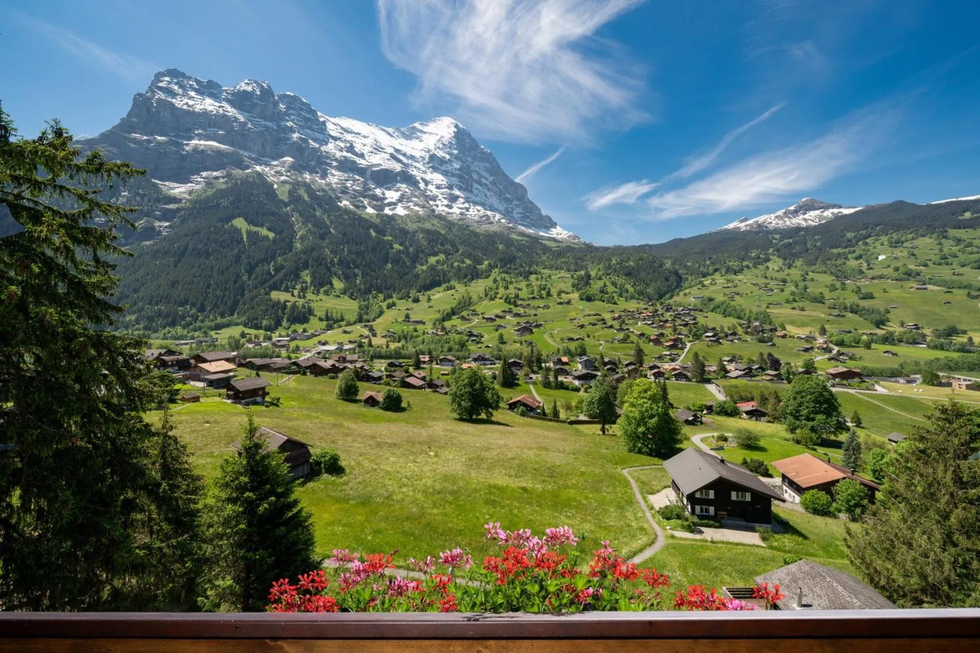 Mountain view in Jungfrau Lodge, Swiss Mountain Hotel