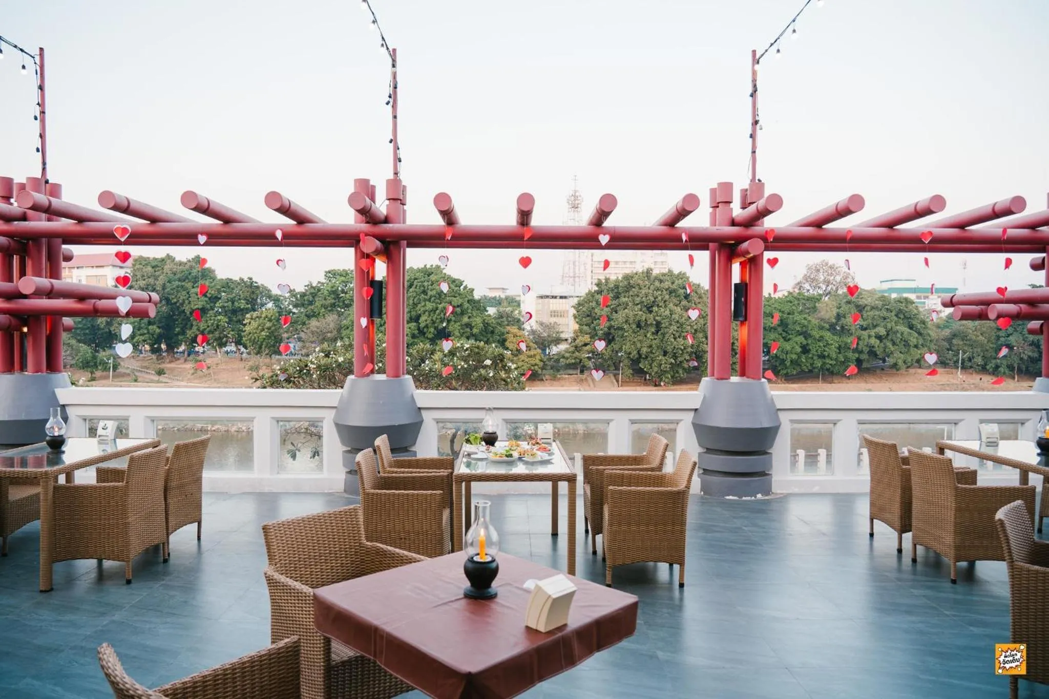 Patio in Wangchan Riverview