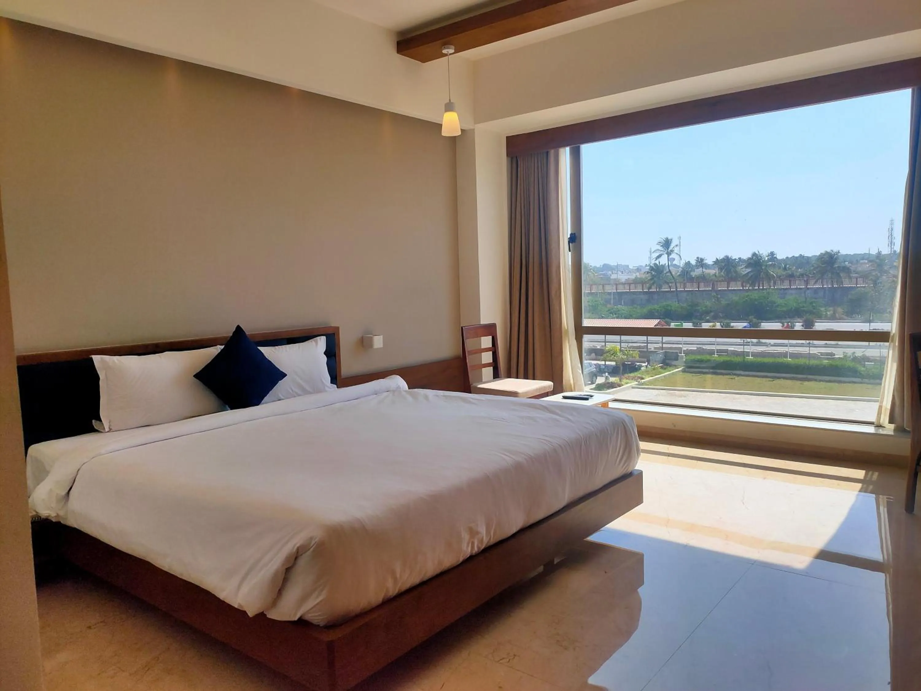 View (from property/room), Bed in VITS The Somnath Gateway