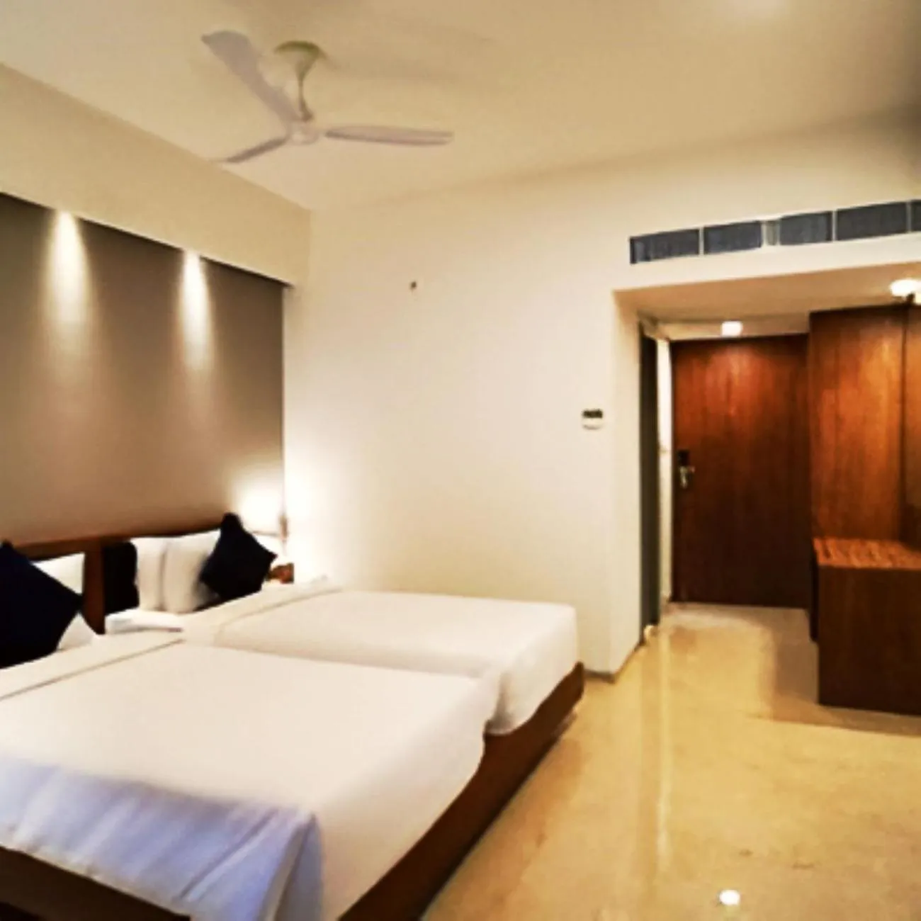 Bed in VITS The Somnath Gateway