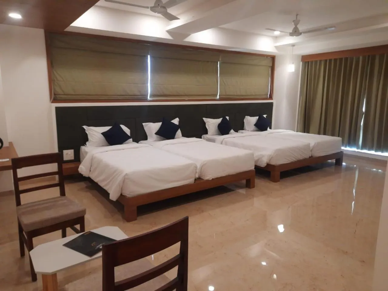 Seating area, Bed in VITS The Somnath Gateway