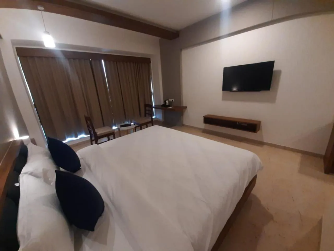 Bed in VITS The Somnath Gateway