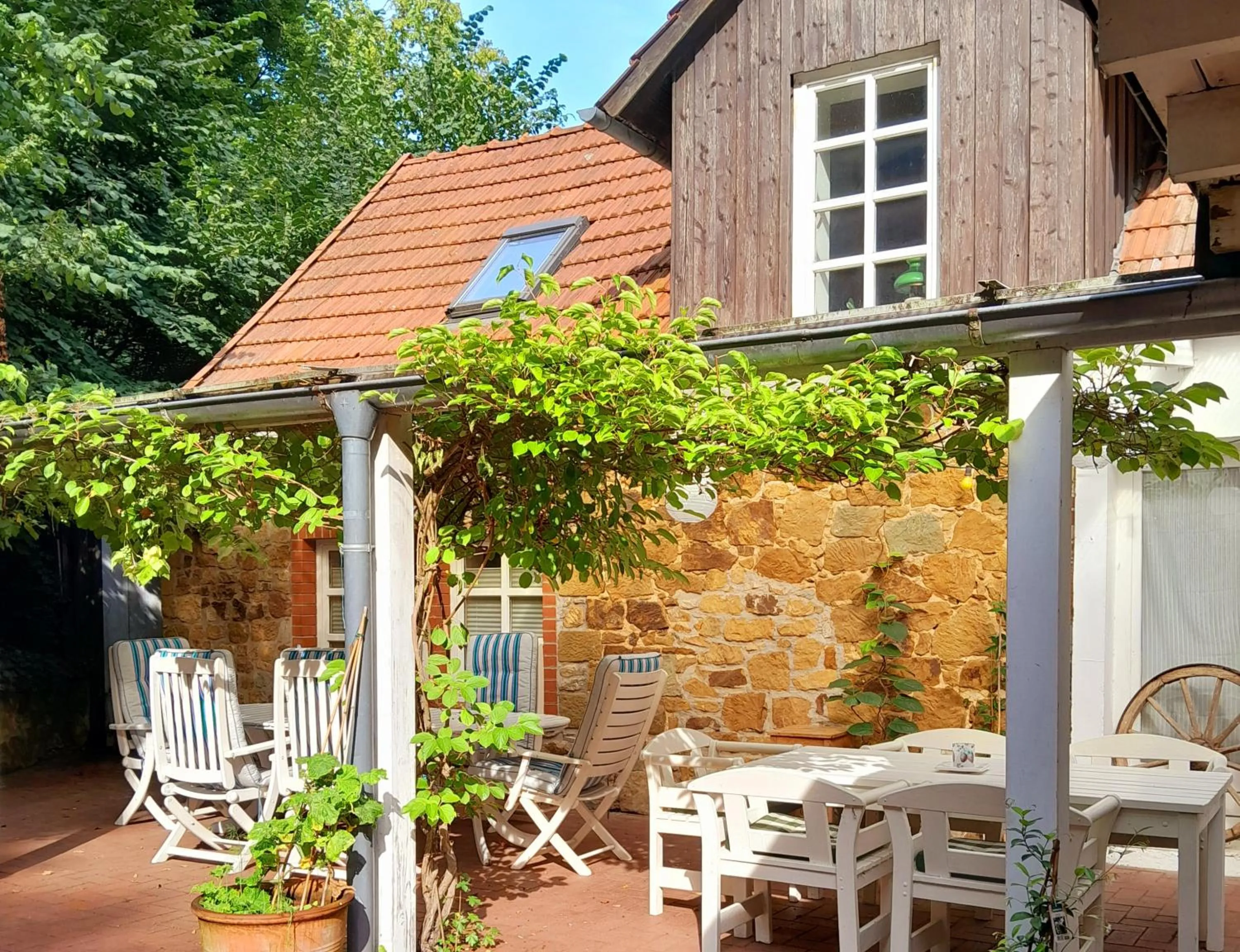Patio in Gästehaus Alte Liebe