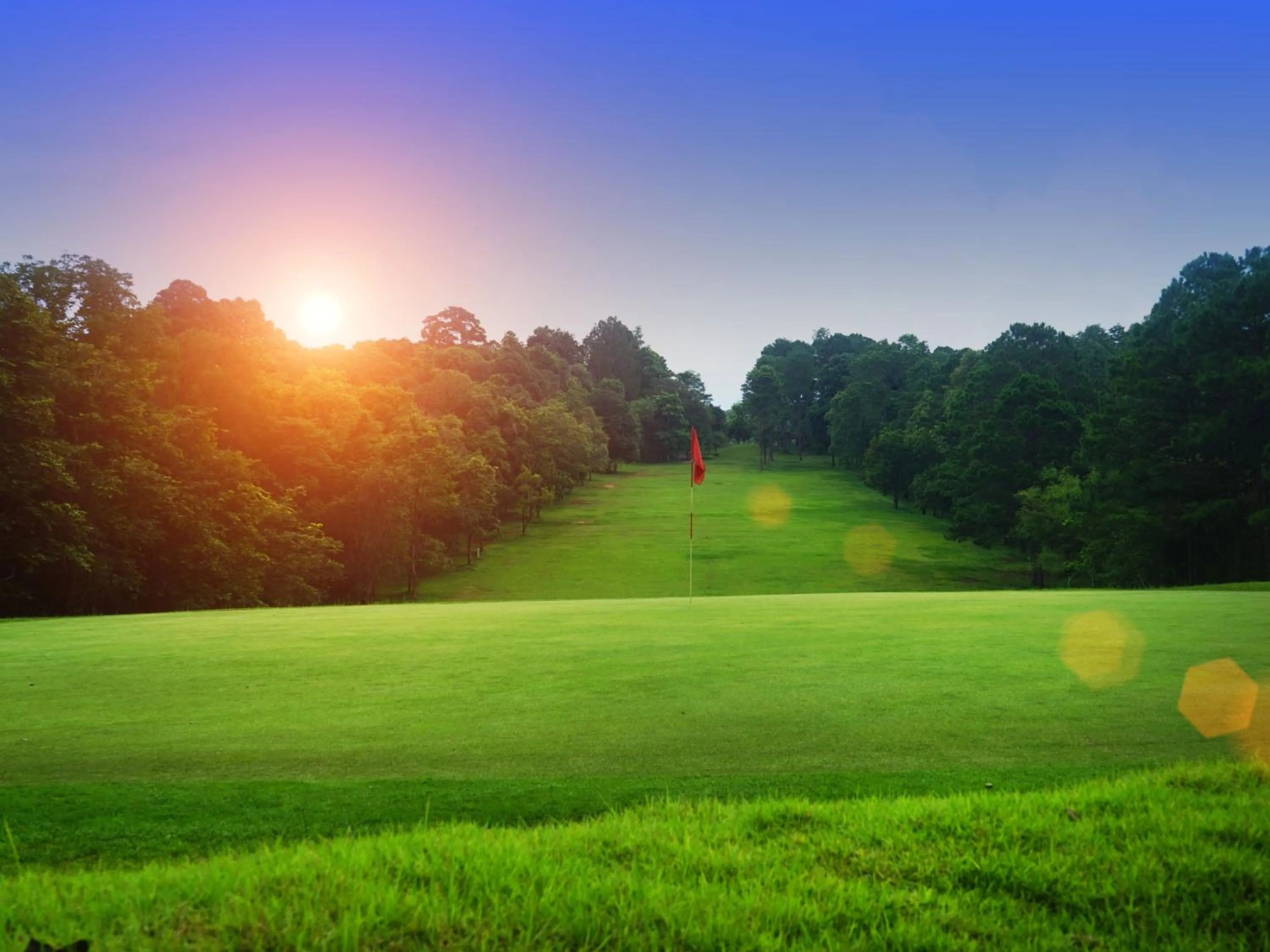 Golfcourse in Steigenberger Hotel Treudelberg Hamburg