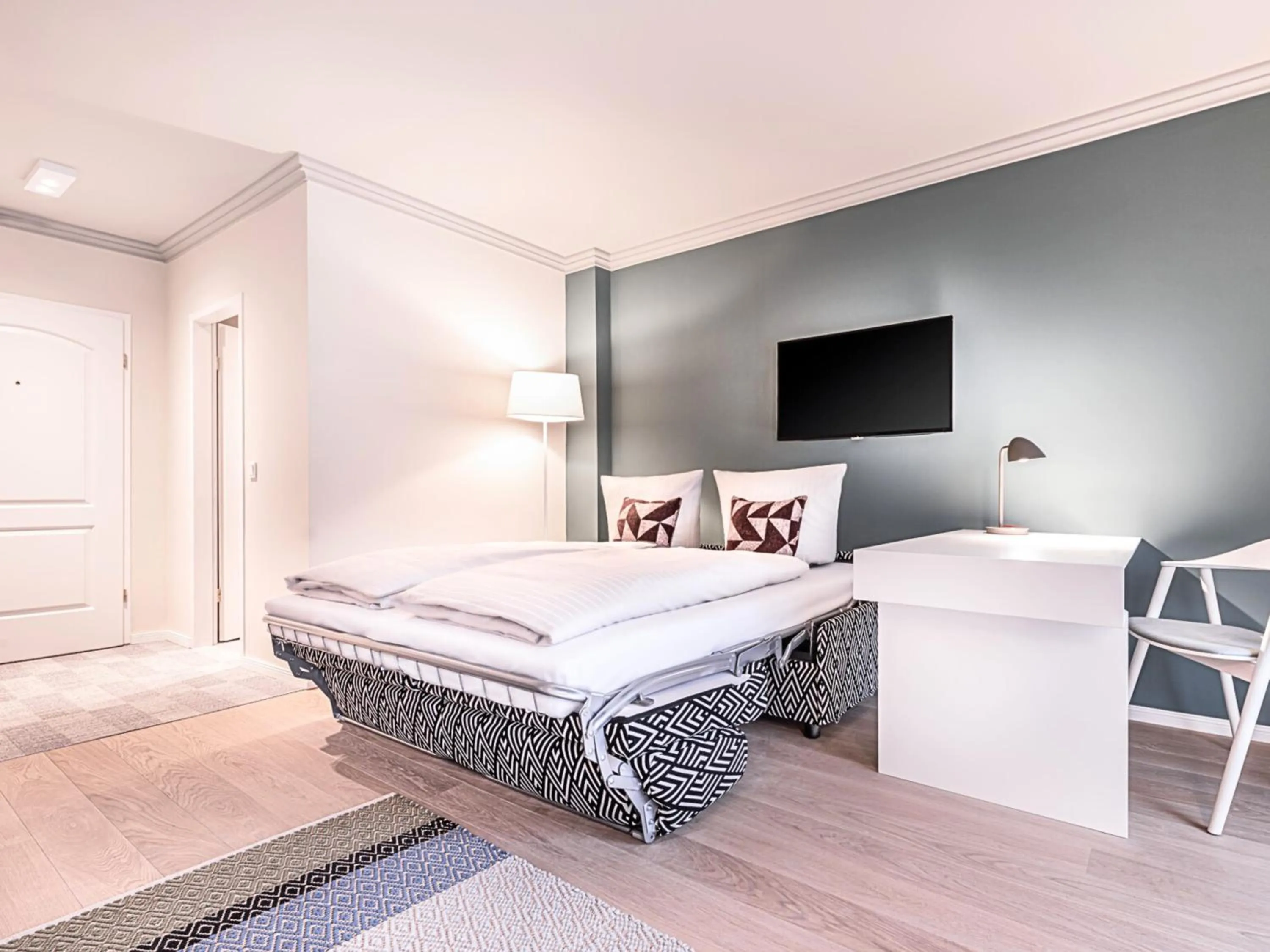 Bed in Steigenberger Hotel Treudelberg Hamburg