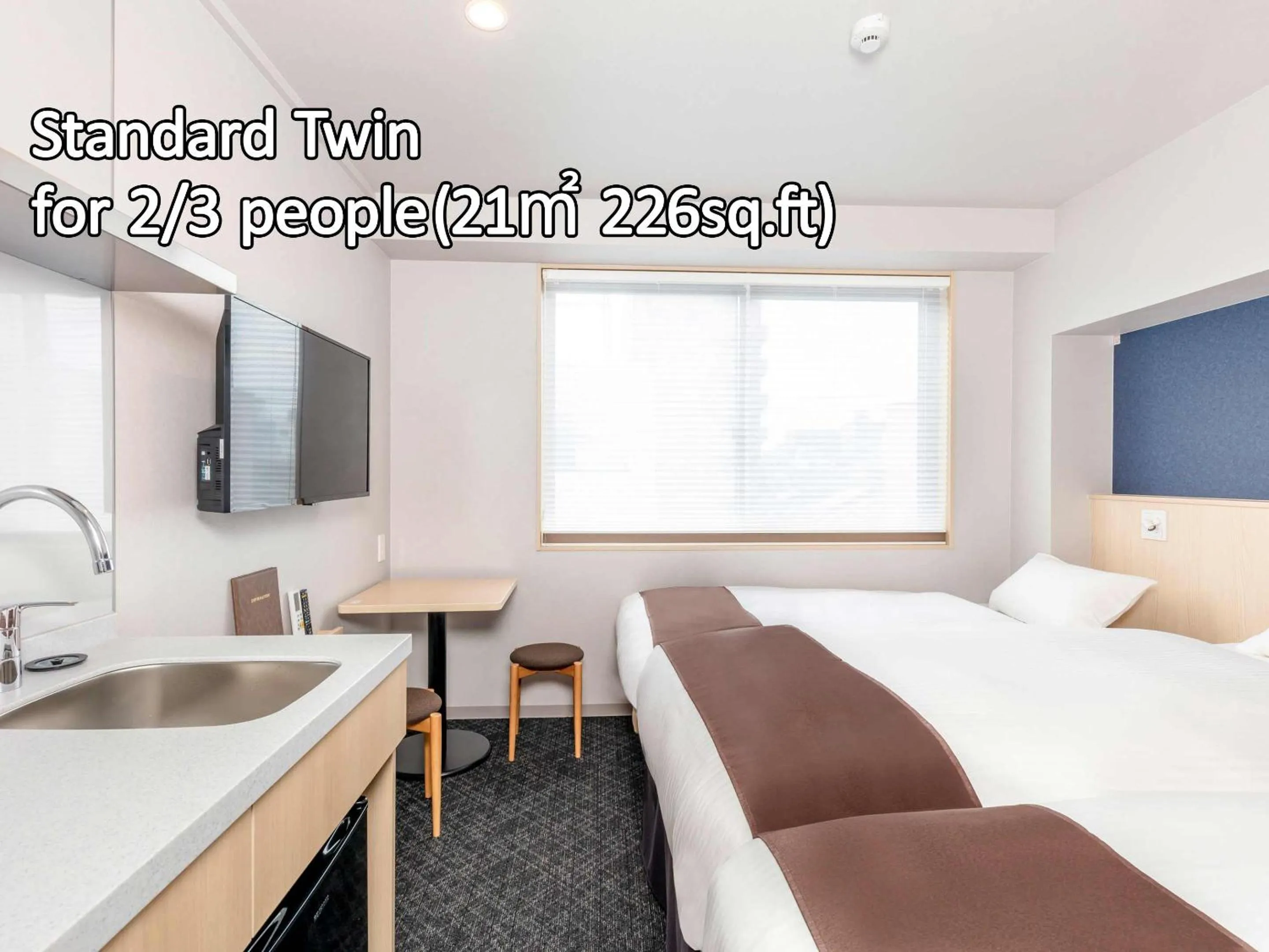 Bed in Hotel GOCO stay Kyoto Shijo Kawaramachi