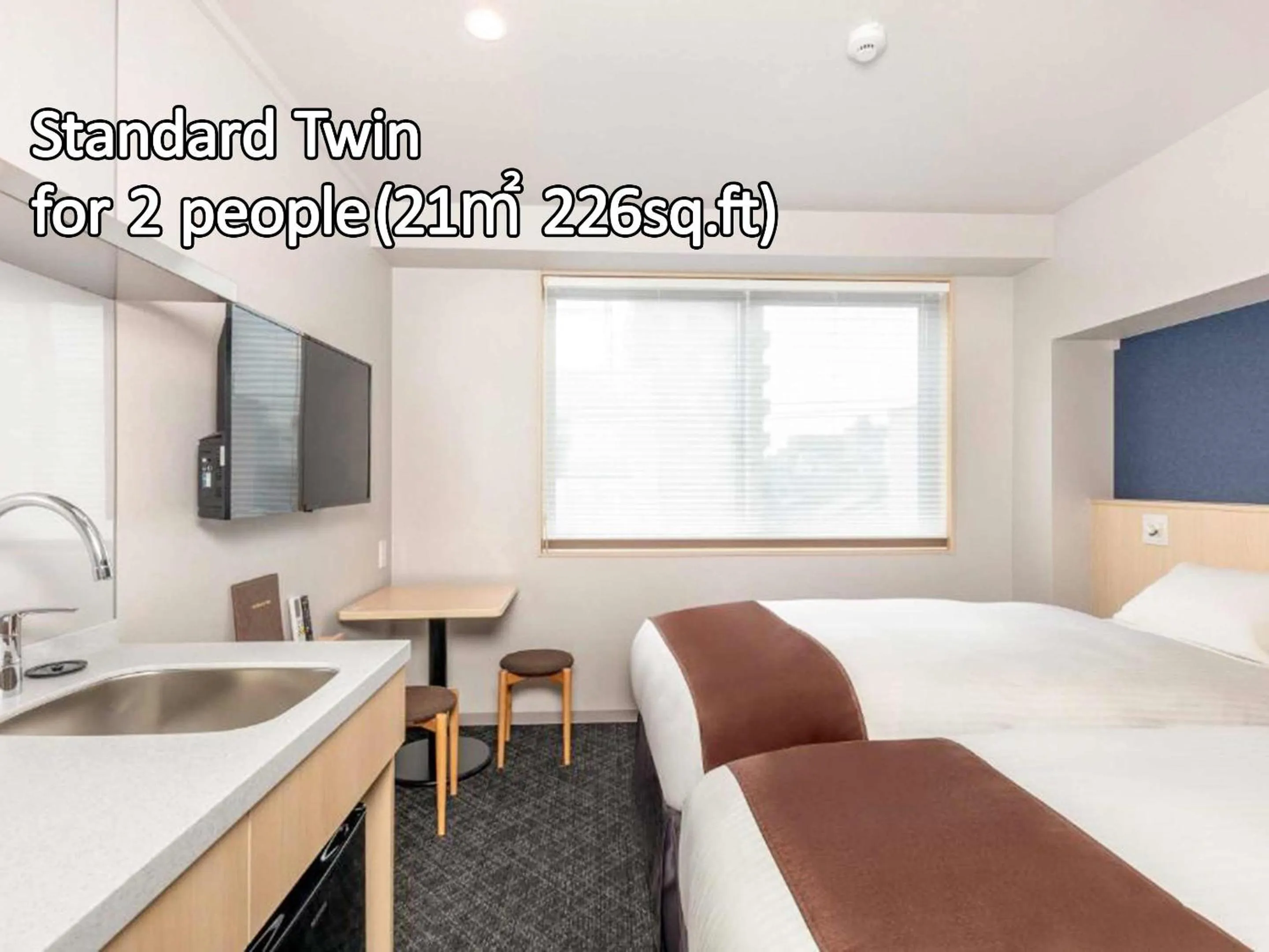 Bed in Hotel GOCO stay Kyoto Shijo Kawaramachi