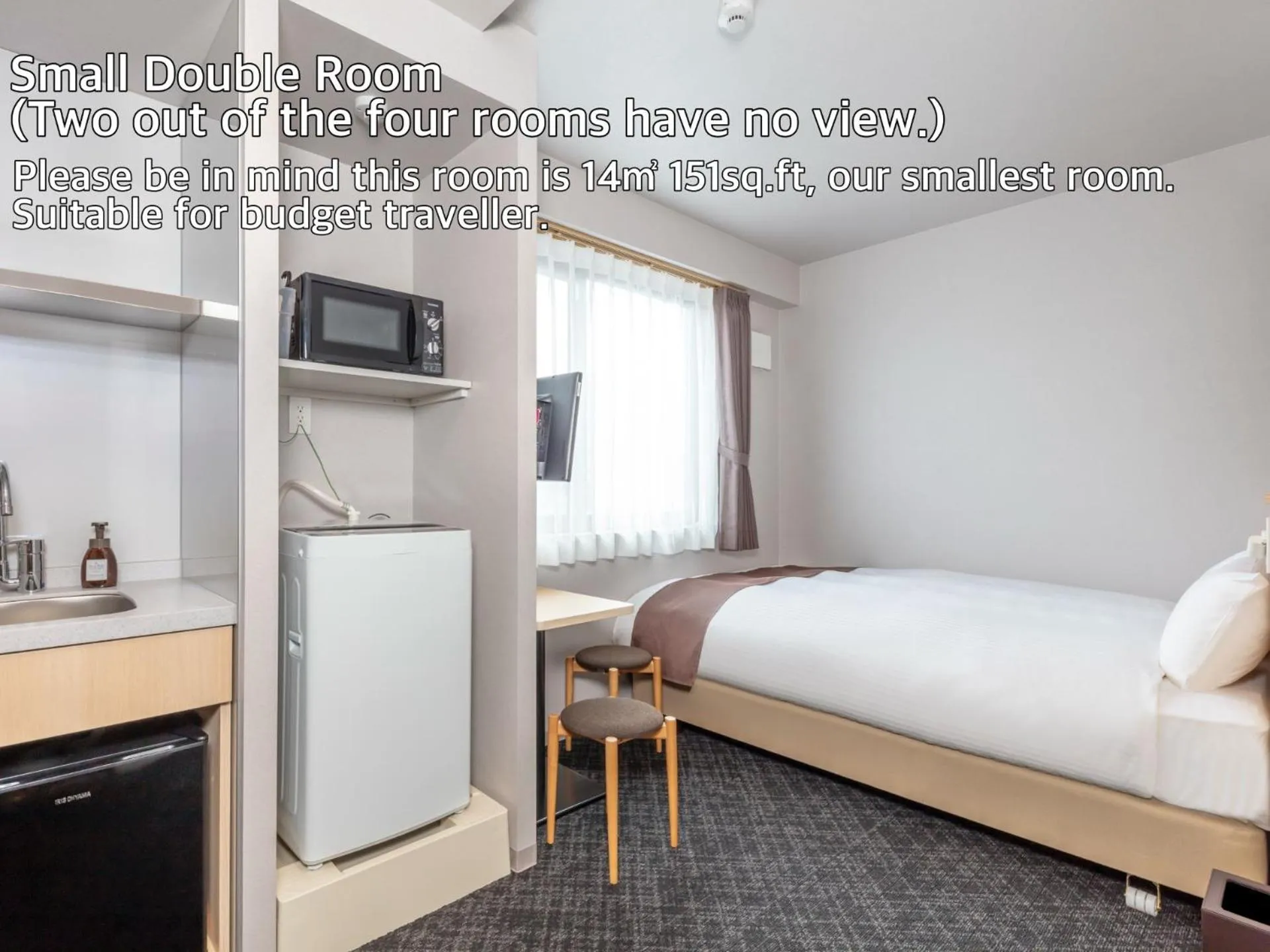 Photo of the whole room, Bed in Hotel GOCO stay Kyoto Shijo Kawaramachi