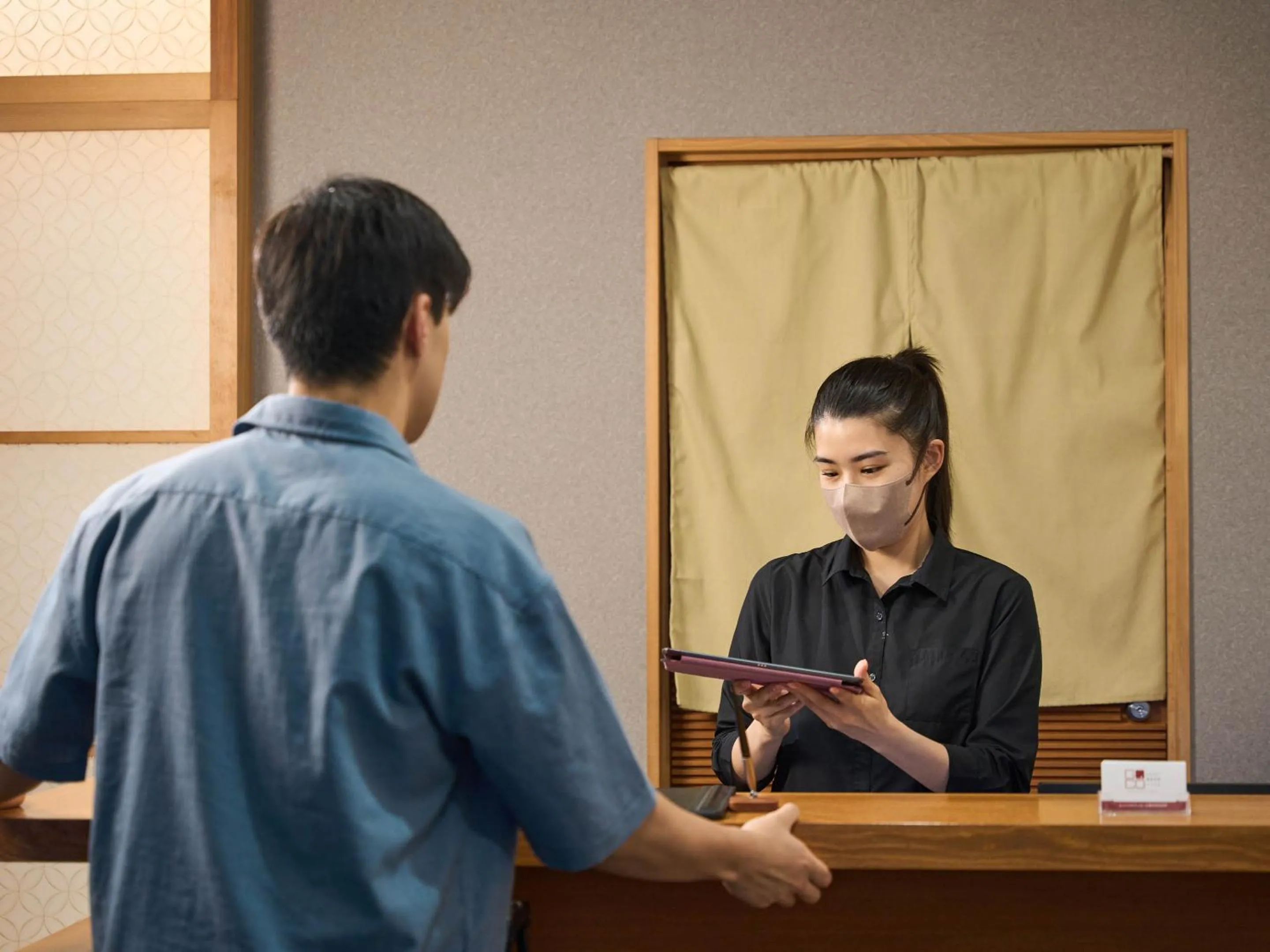 Lobby or reception in Hotel GOCO stay Kyoto Shijo Kawaramachi