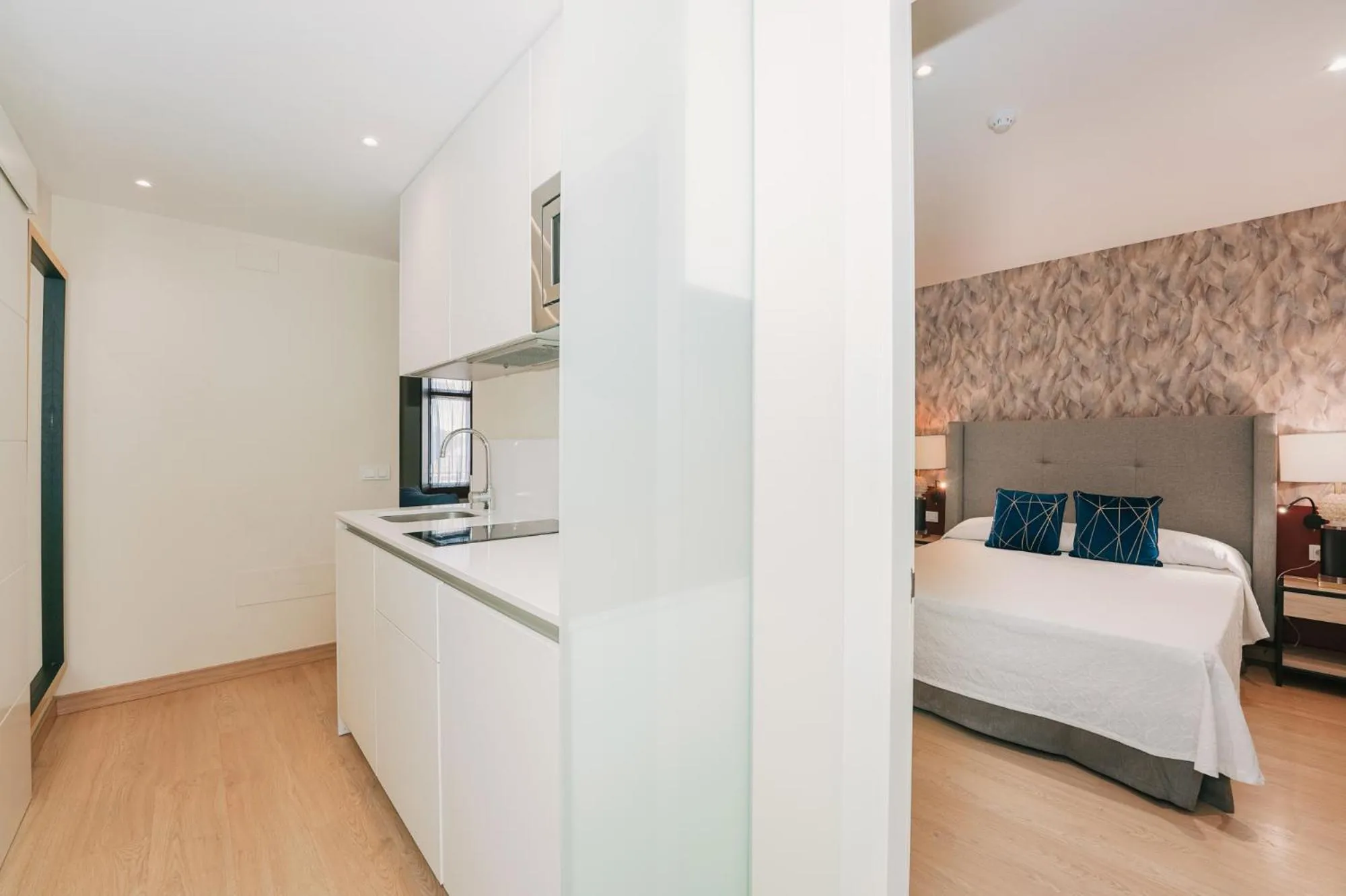 View (from property/room), Bed in Debambú Atarazanas