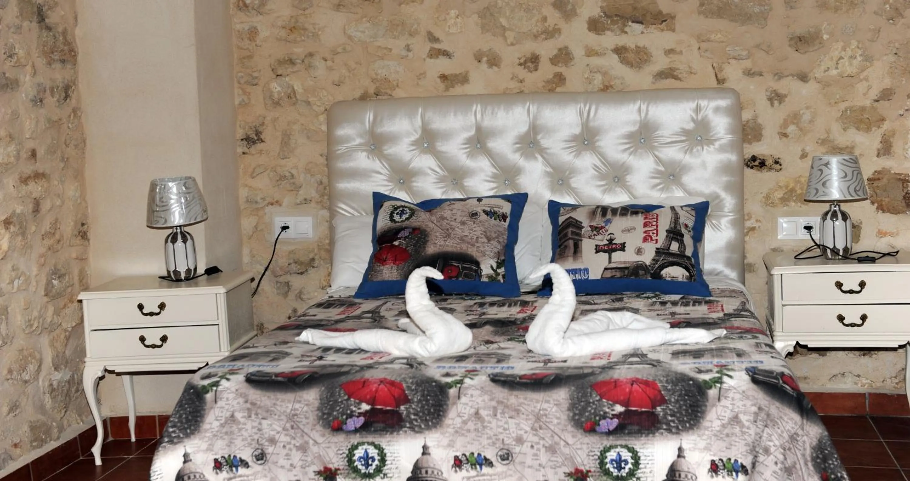 Bed in Hotel Rural El Labrador