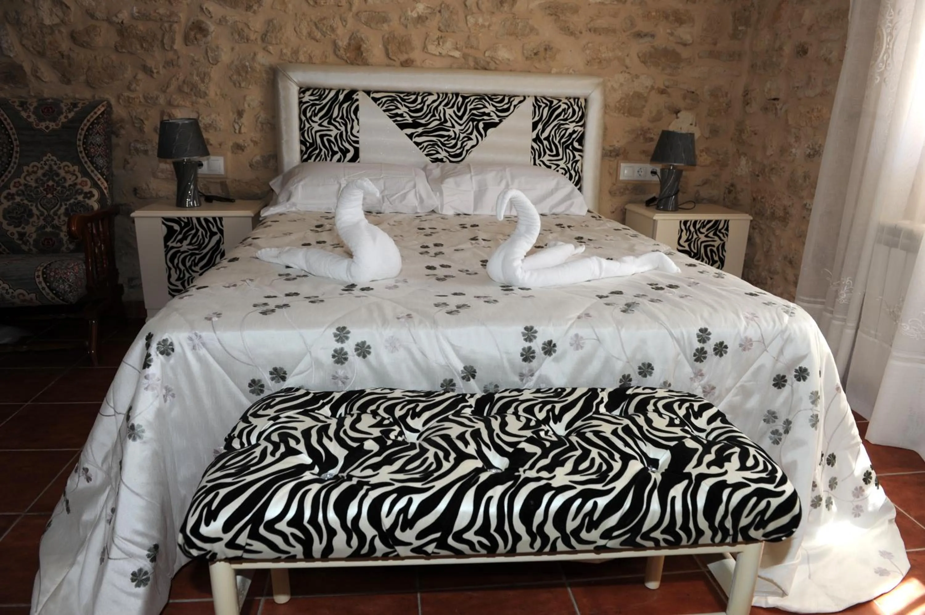 Bed in Hotel Rural El Labrador