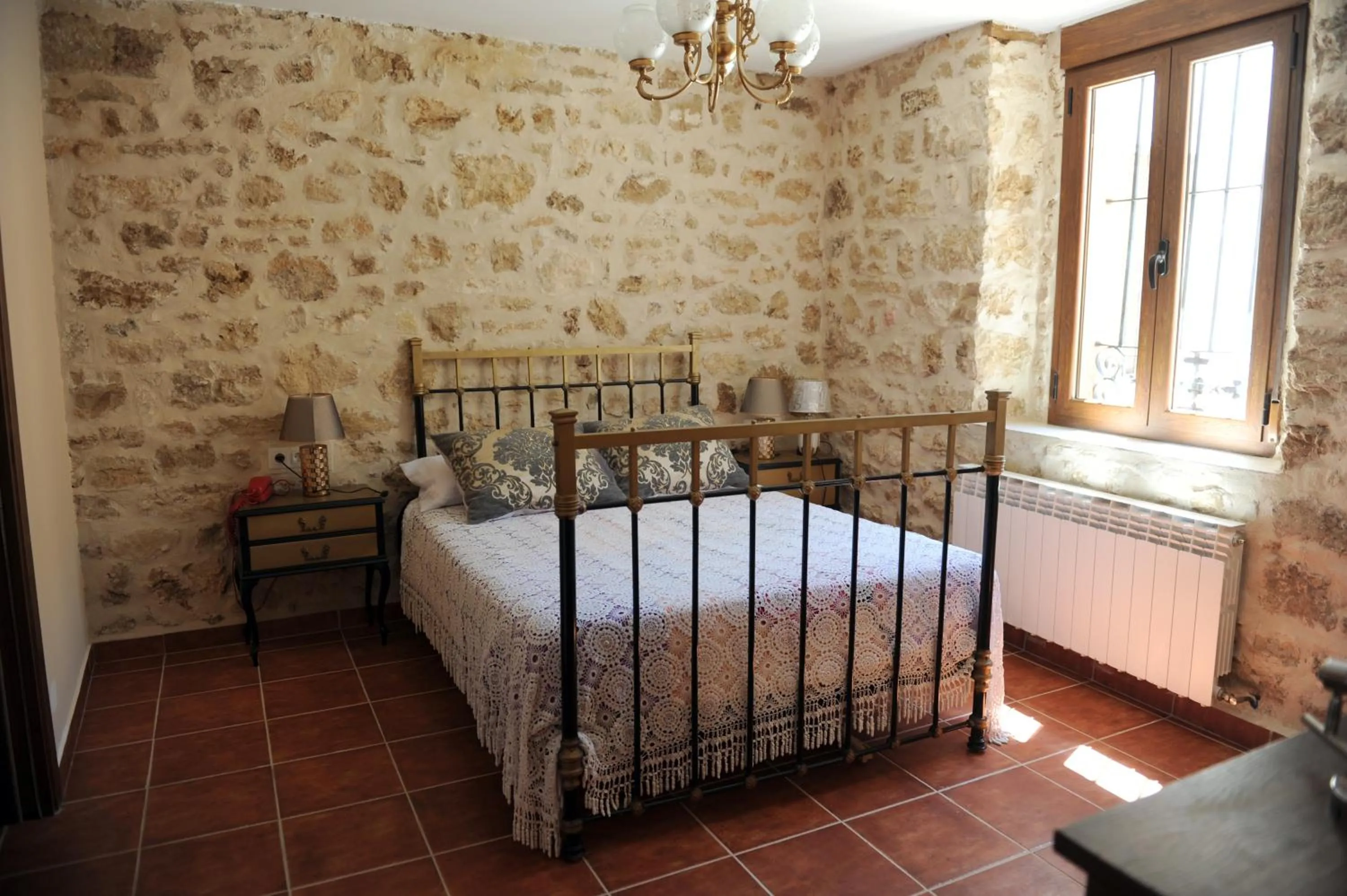 Bed in Hotel Rural El Labrador