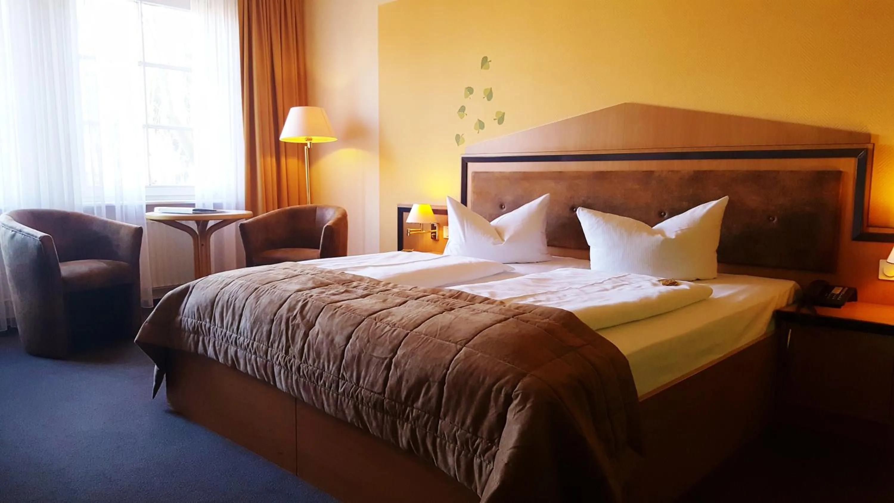 Photo of the whole room, Bed in Hotel Zum Leineweber