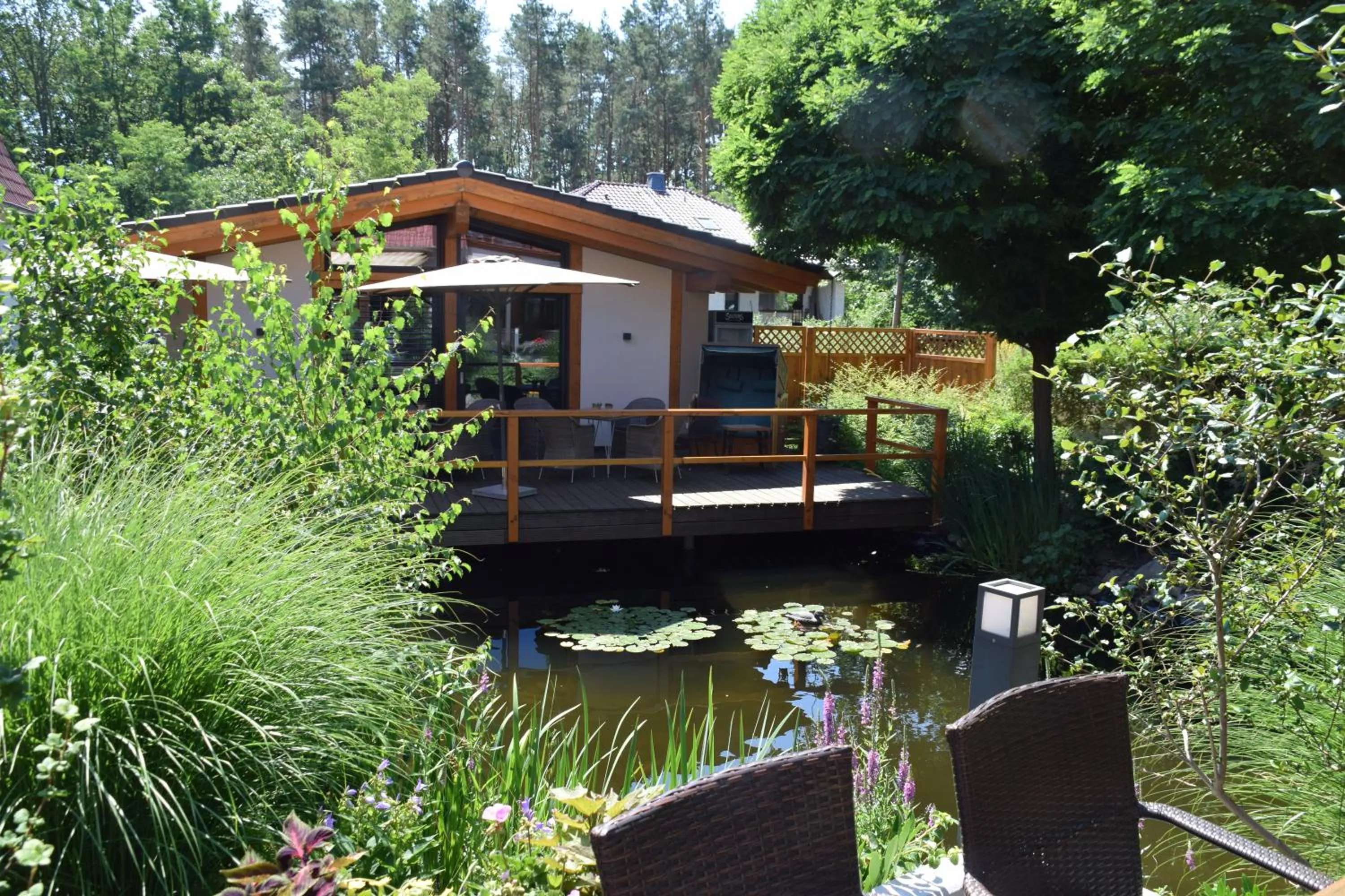 Garden in Hotel Zum Leineweber