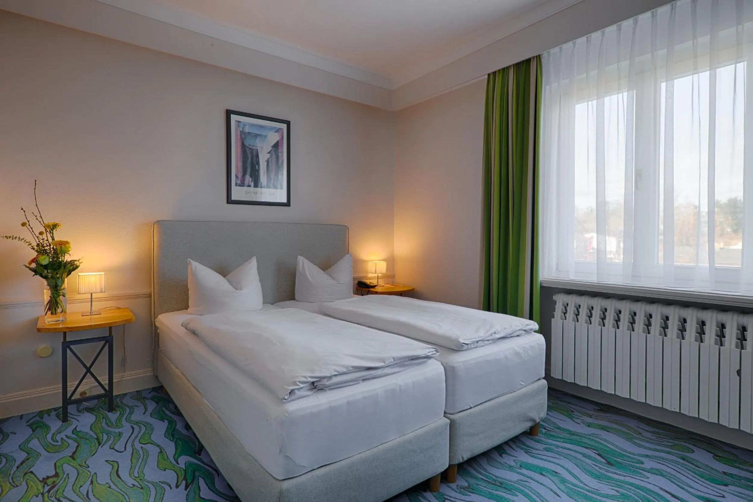 Photo of the whole room, Bed in Meeressterne Hotel Residenz in Heringsdorf