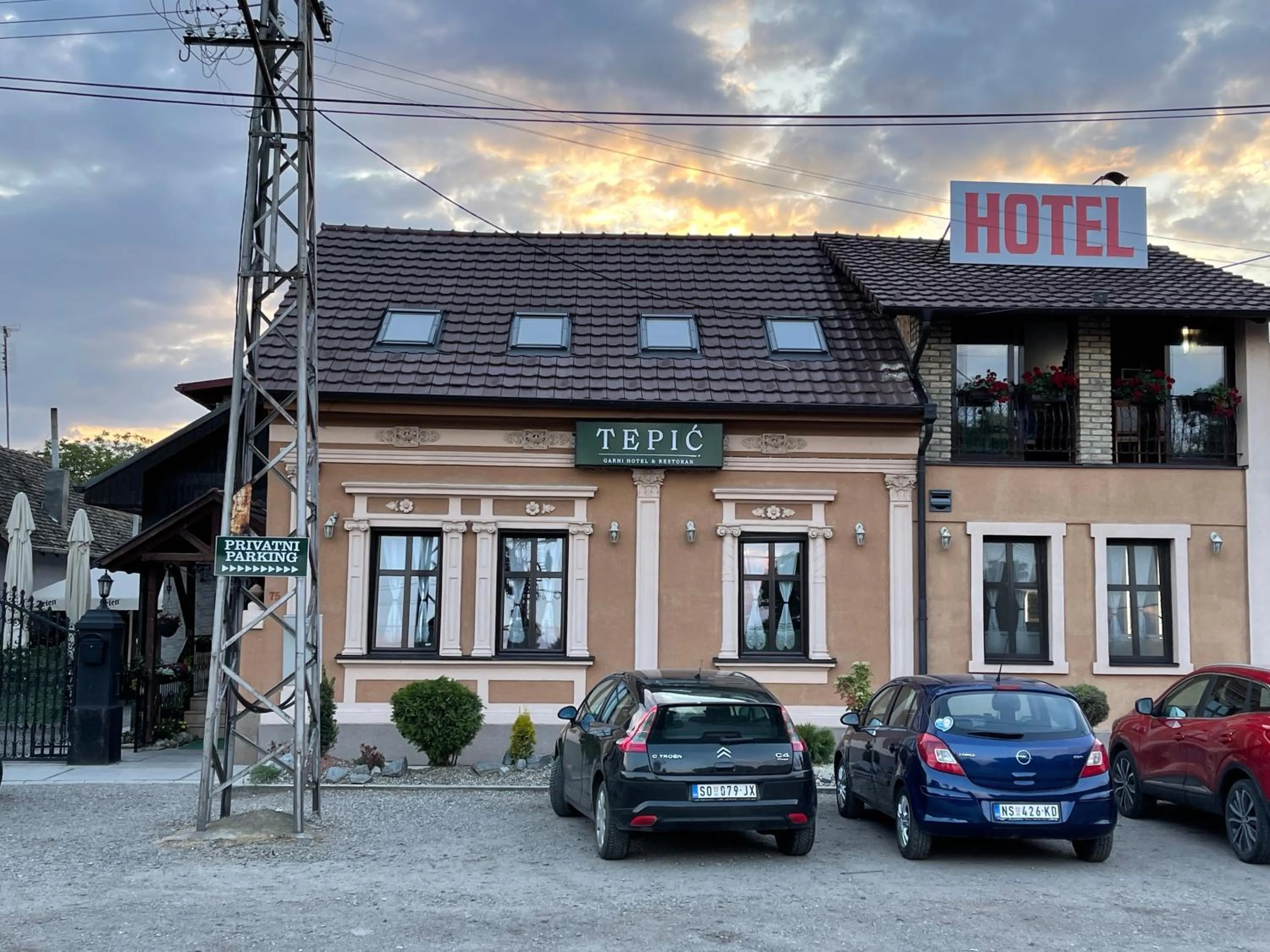 Property building in TEPIĆ Garni Hotel