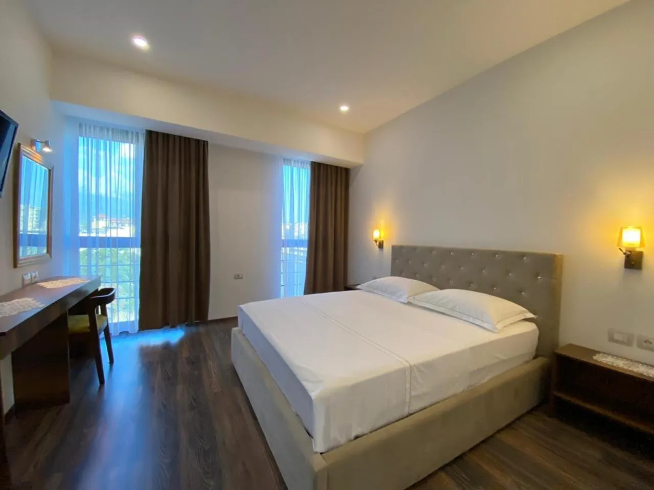 Bed in Hotel Republika Berat