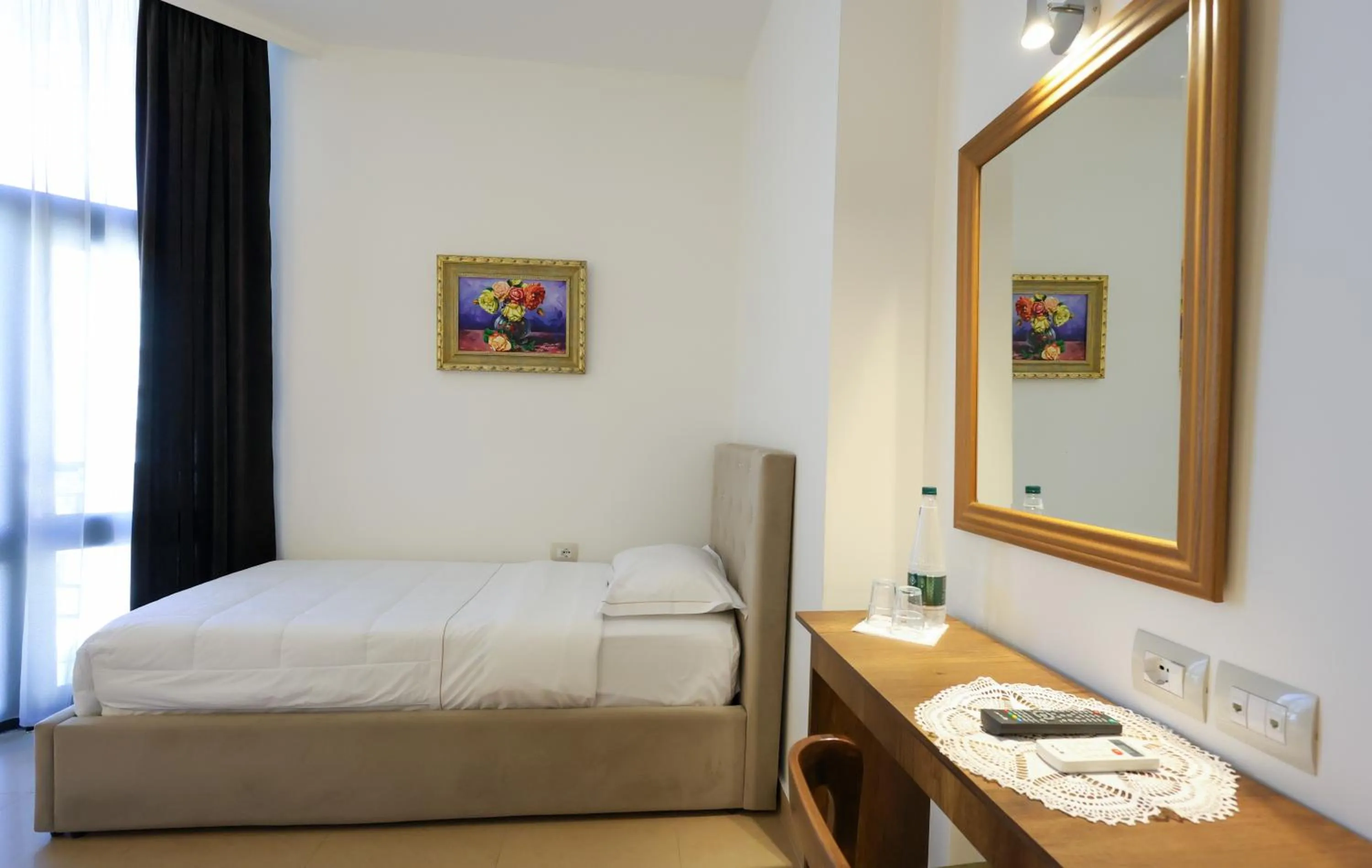 Bed in Hotel Republika Berat